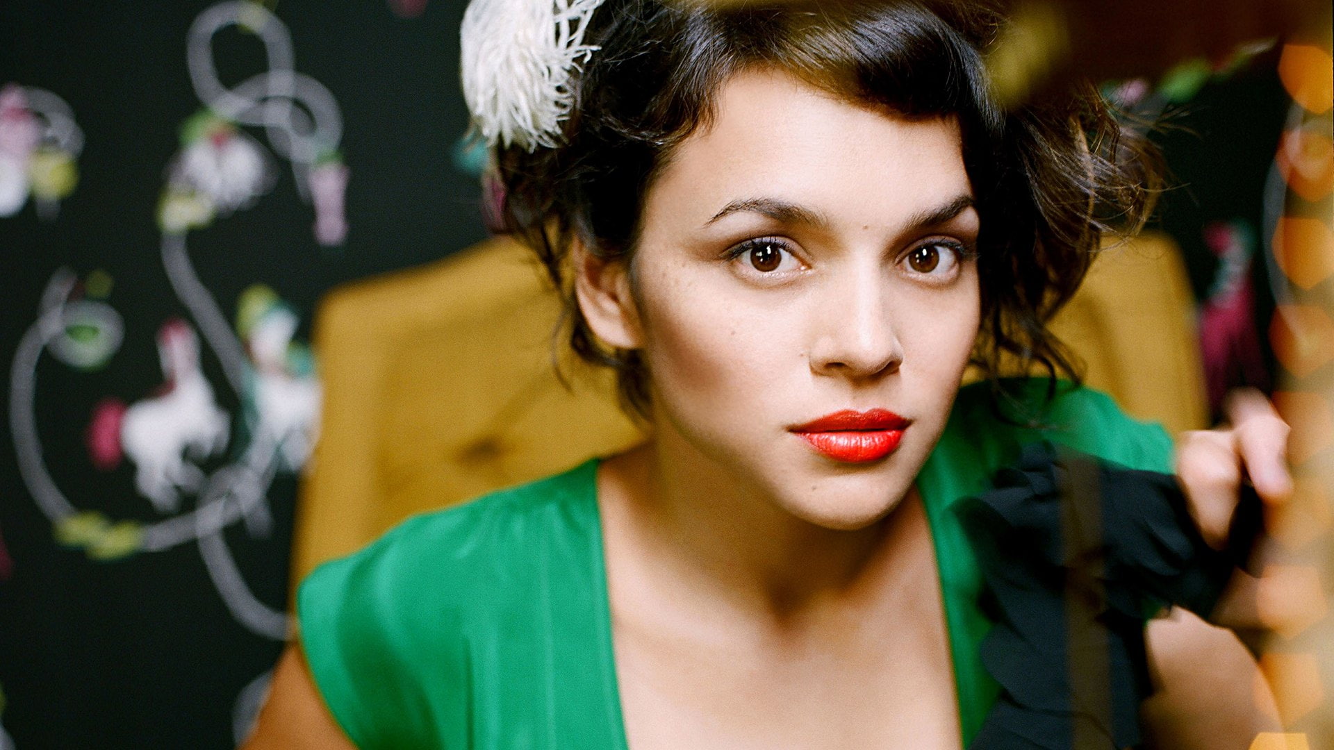 actress, 1080P, folk, jazz, contemporary, rock, roots, vocal, lo fi, norah, jones, country, HD Wallpaper