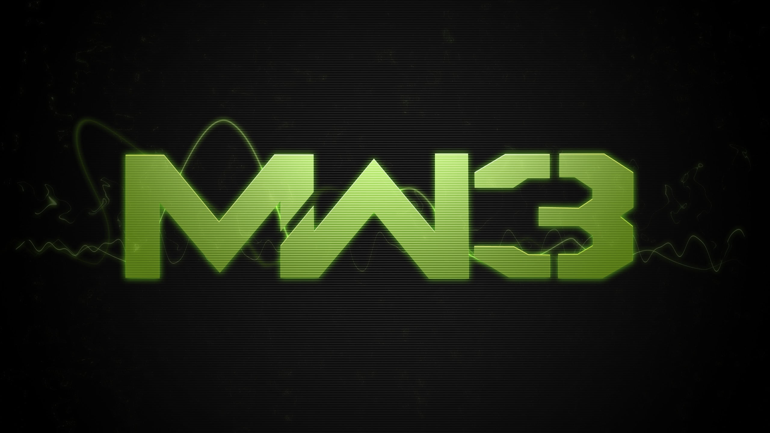 green, concepts, close-up, illuminated, glowing, western script, call of duty modern warfare 3, design, abstract, wall - building feature, green Color, HD Wallpaper