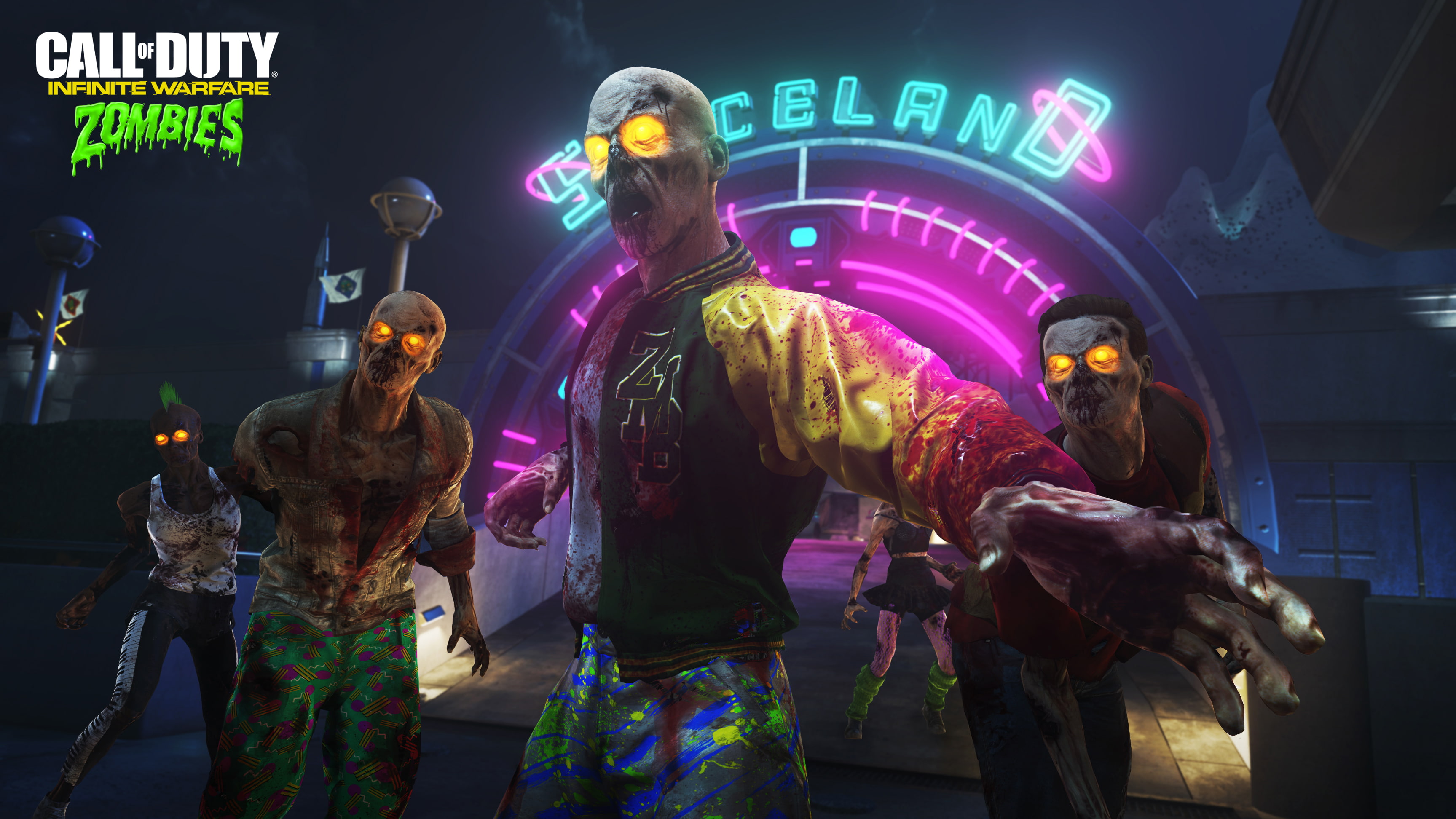 2K, Infinite Warfare, Zombies in Spaceland, Call of Duty, HD Wallpaper