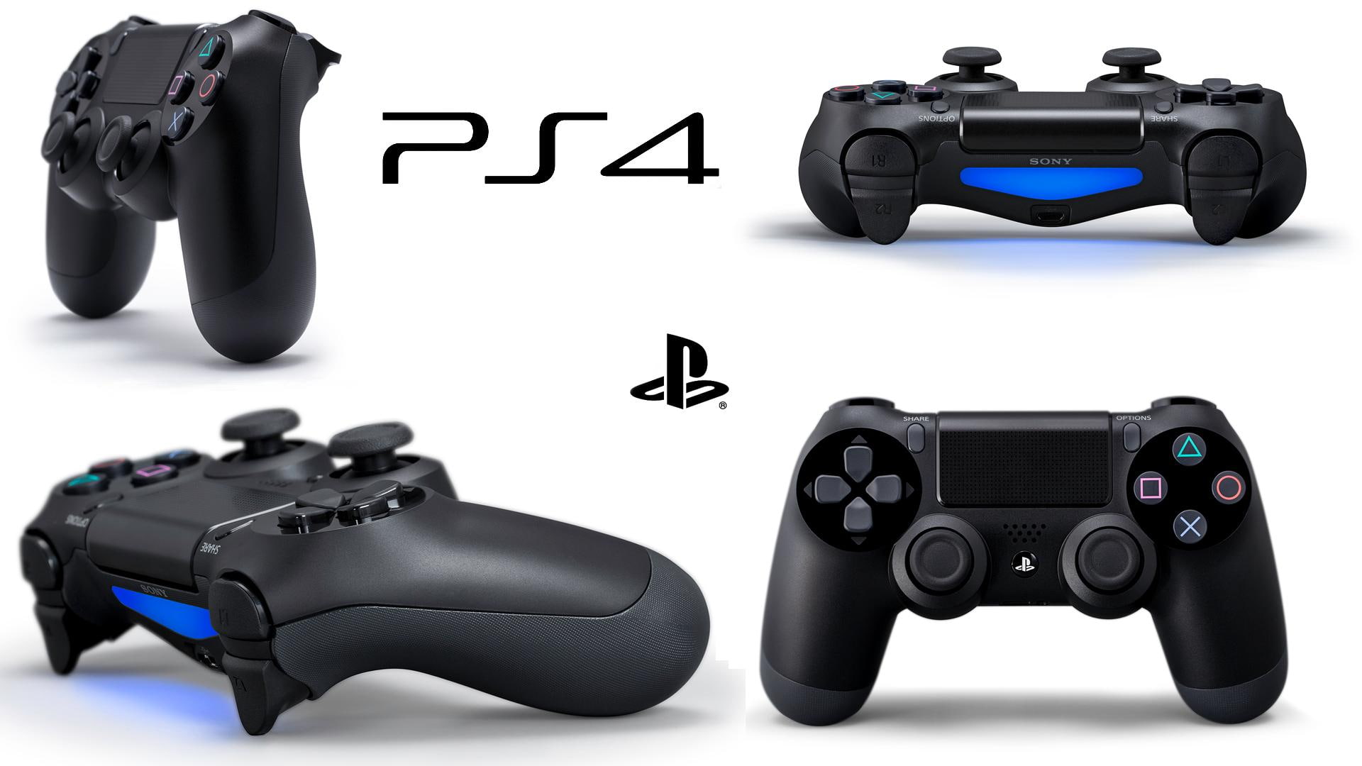 1080P, black, game pad, products, sony, electronic, dualshock, electronic products, games, white background, design, pad, white, game, background, HD Wallpaper