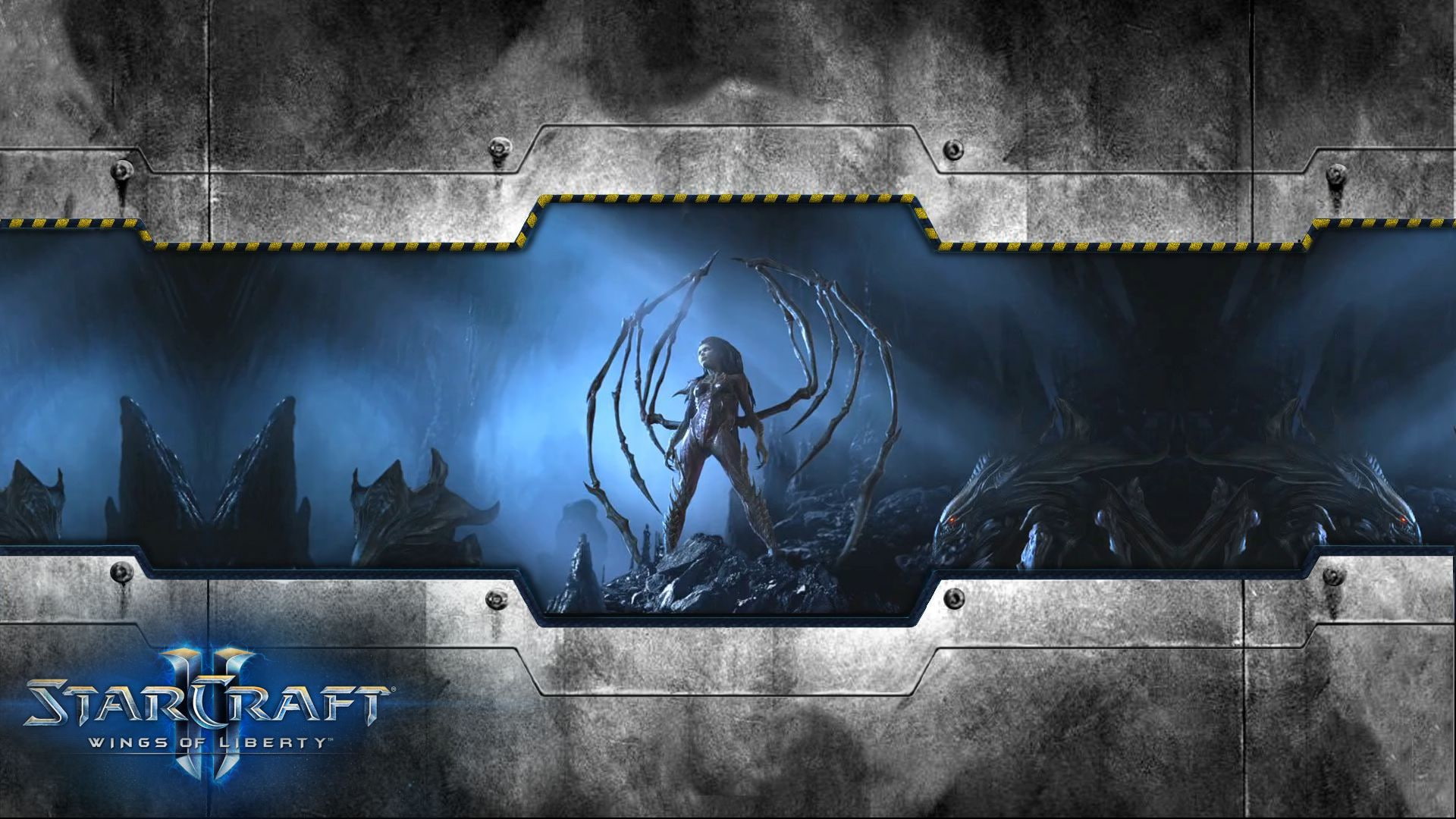 games, zerg, blades, 1080P, starcraft, queen, Video Games, kerrigan, video, sarah, x, hd, art, ii, HD Wallpaper