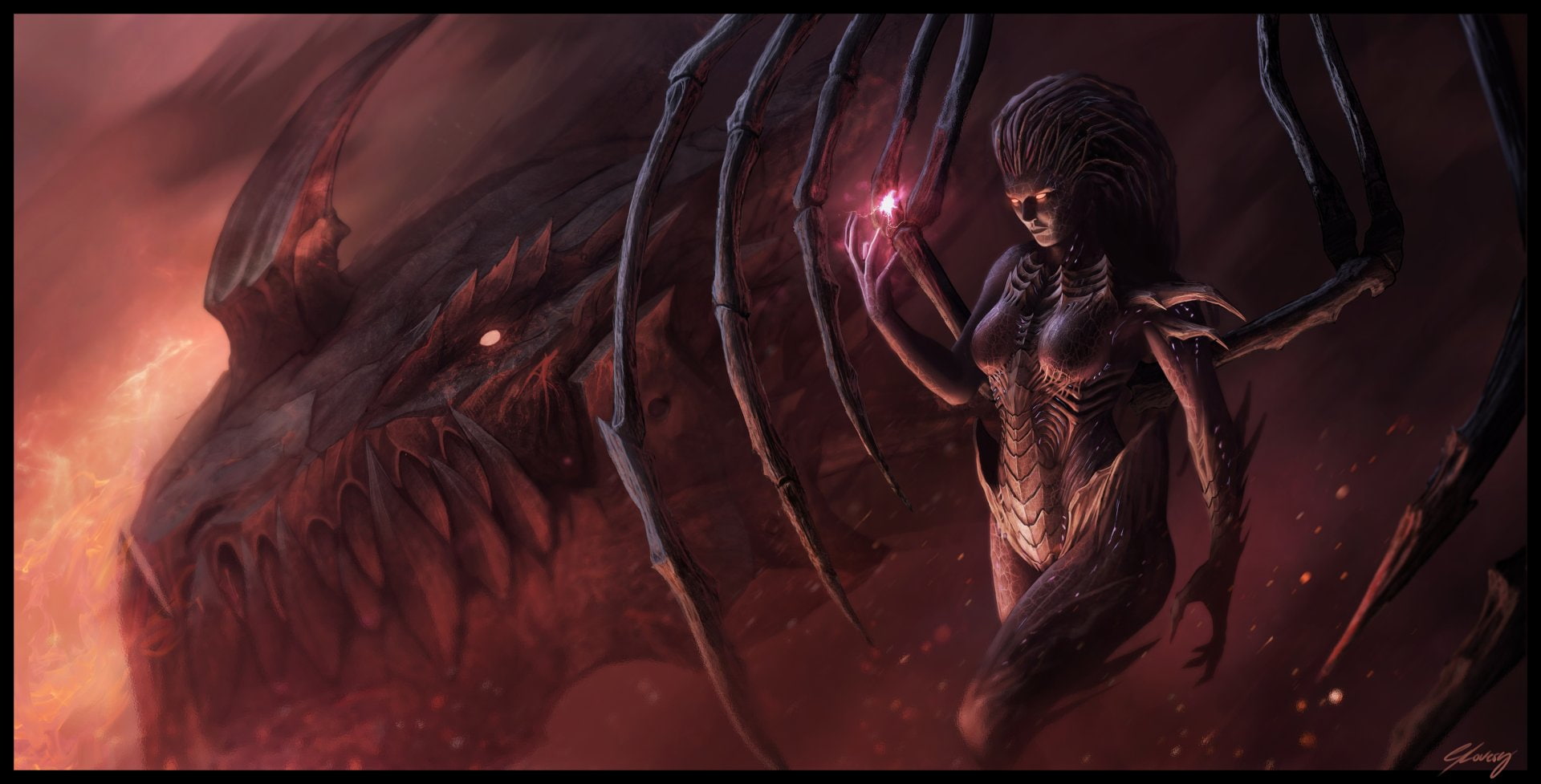 Queen Of Blades, Starcraft II, Sarah Kerrigan, Starcraft, 1080P, HD Wallpaper