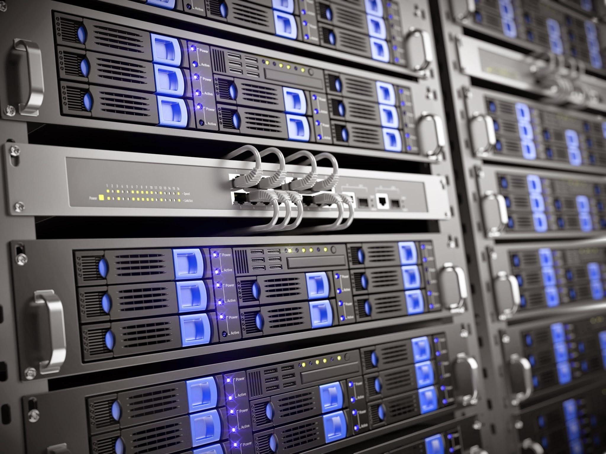server, hosting, Technology, 1080P, dedicated, network, hardware, HD Wallpaper
