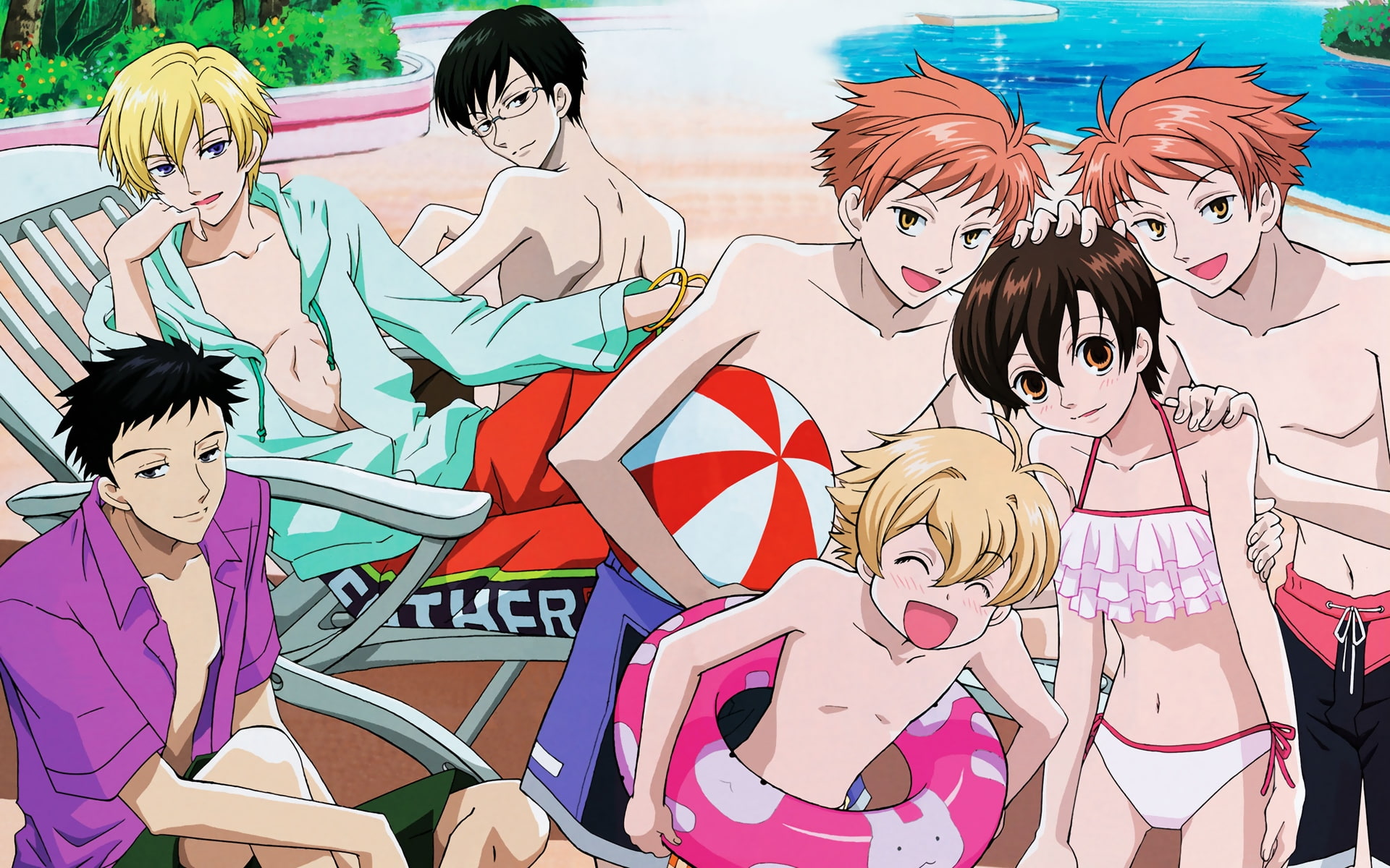 1080P, ouran, club, high, host, school, HD Wallpaper