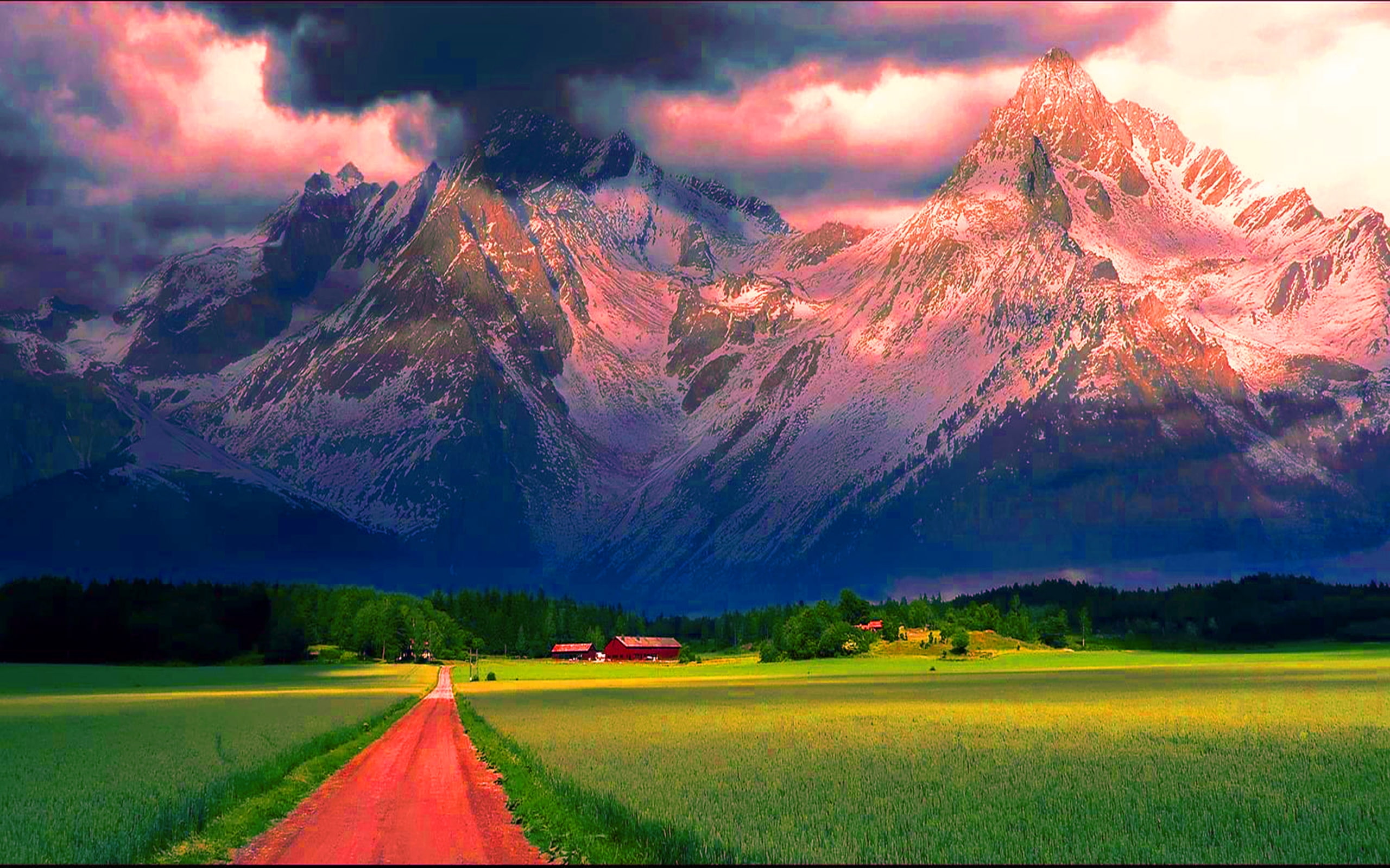 content, 2K, caffeine, mountain, romance, uploads, ghost, nature,, HD Wallpaper