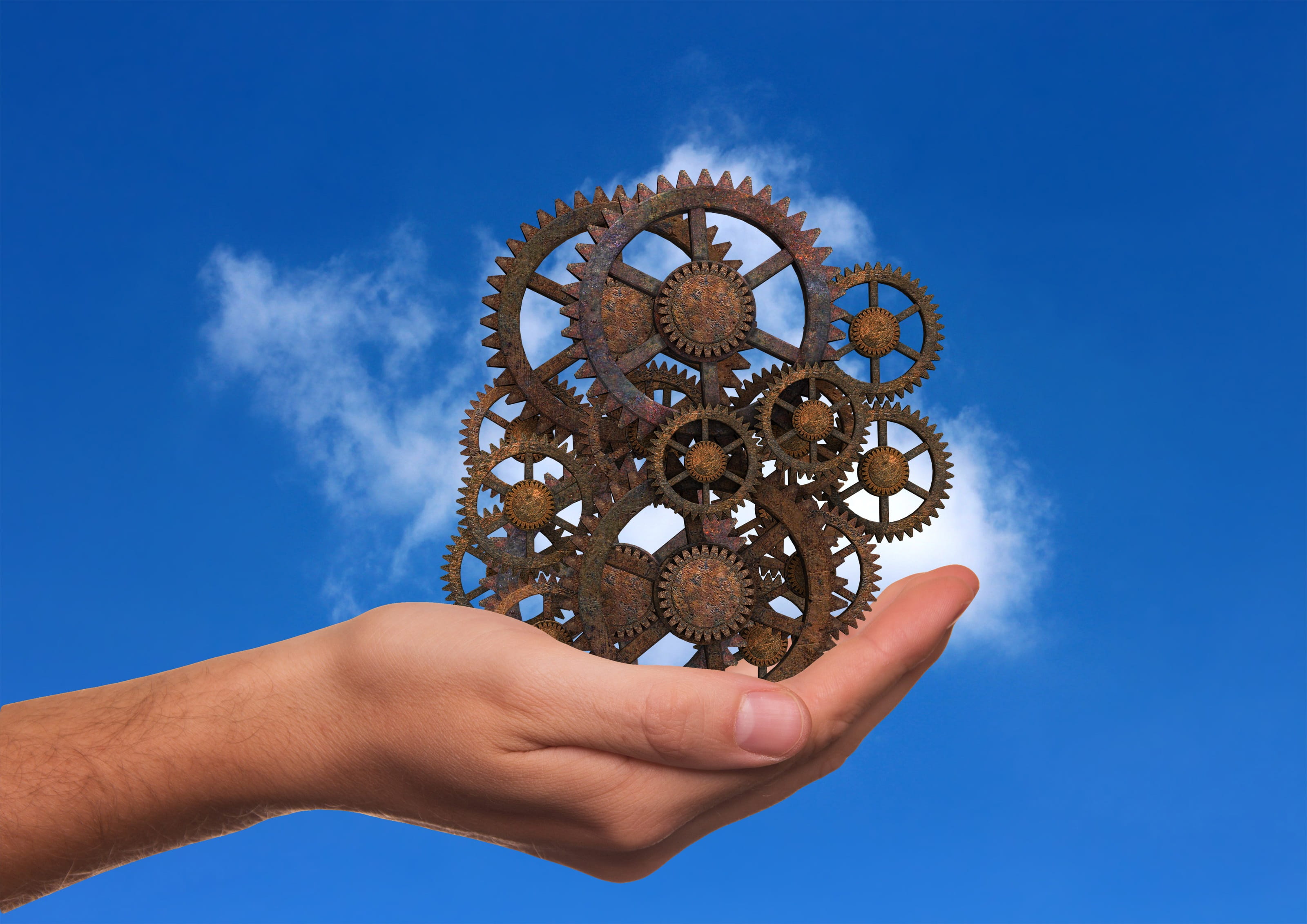 transmission, together, way of thinking, mechanics, cloud - sky, life style, body part, way of life, attitude to life, one person, industry, technology, HD Wallpaper