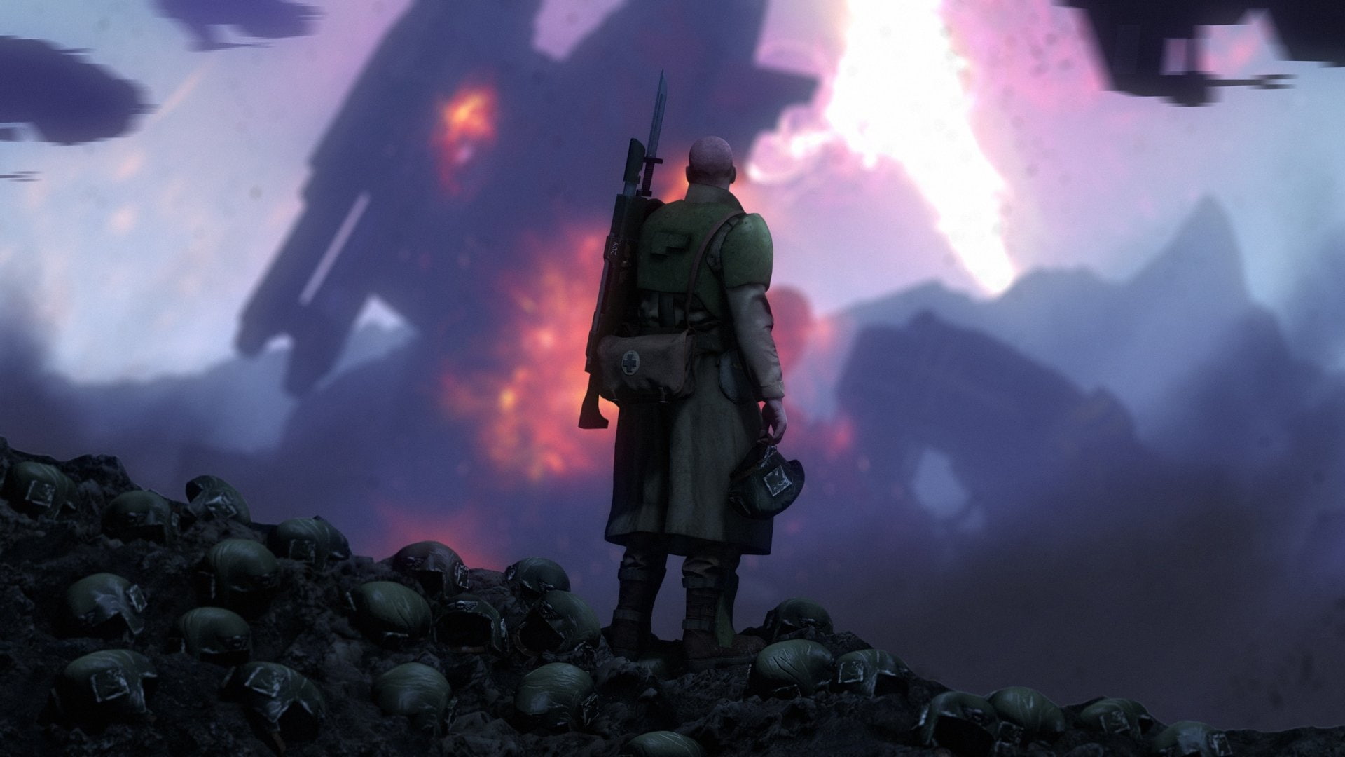 Warhammer 40K, 1080P, Helmet, Warrior, Warhammer, Weapon, HD Wallpaper