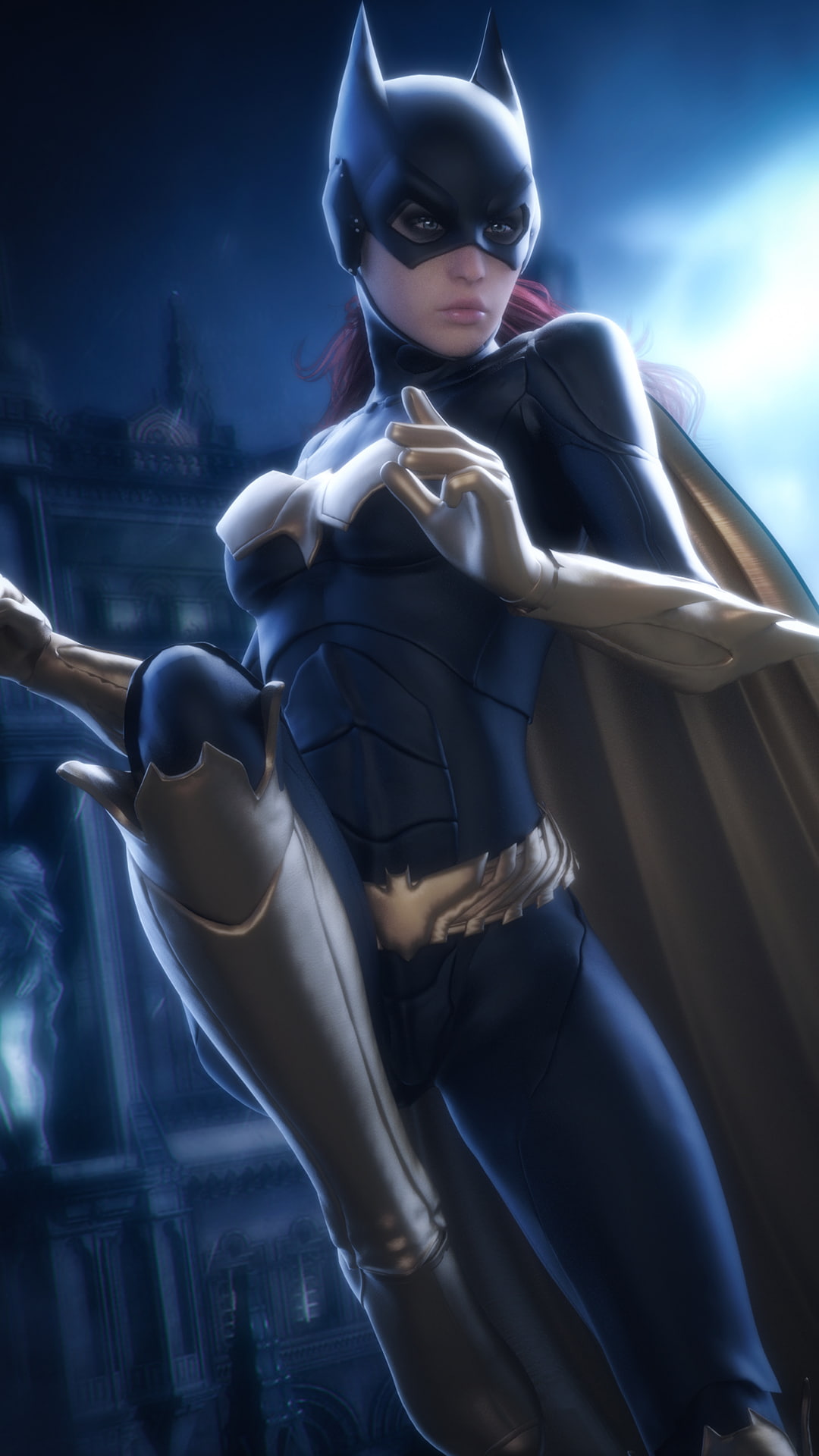 portrait display, artwork, 1080P, Batgirl, DC Comics, Batman, Phone HD Wallpaper