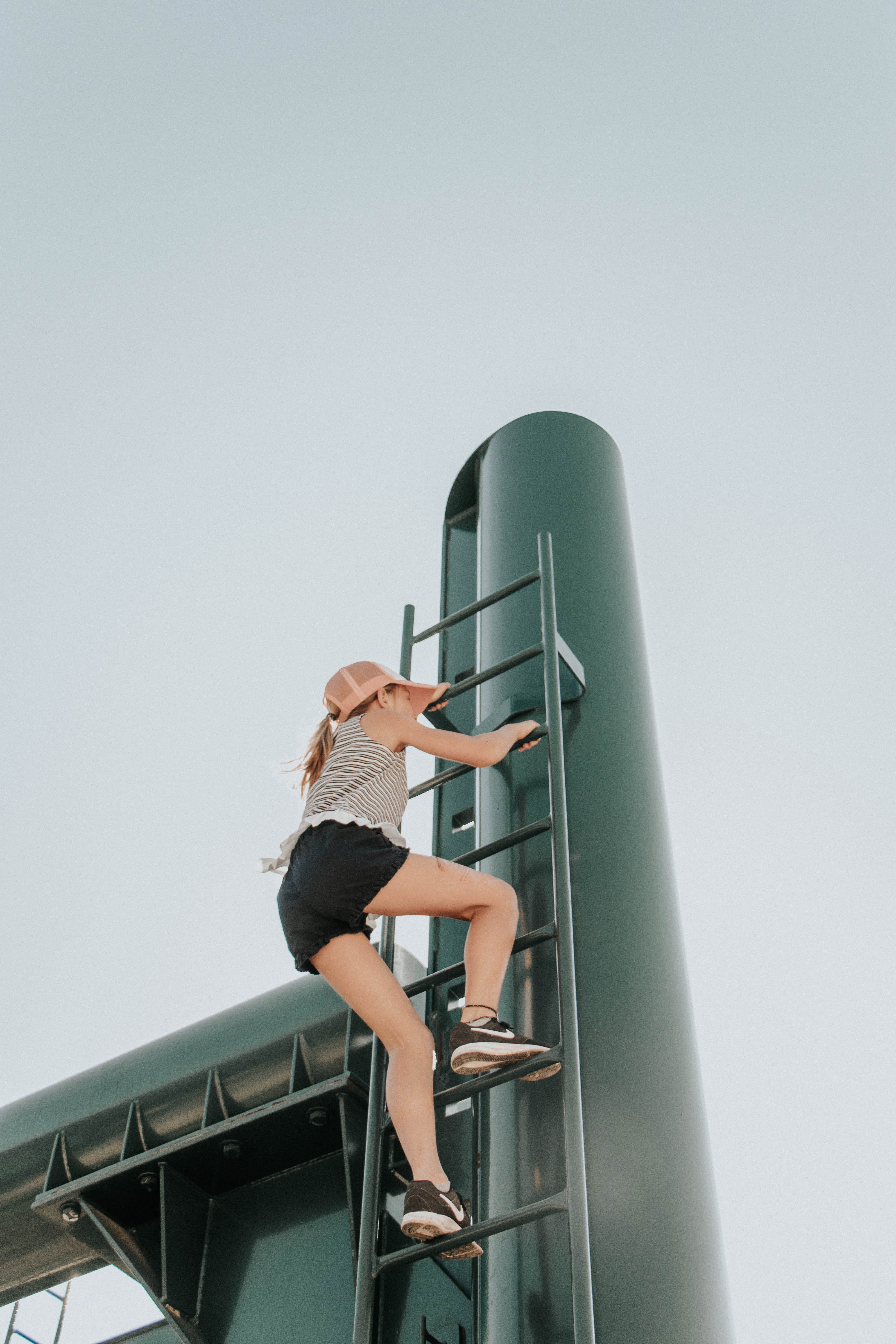 outdoors, healthy Lifestyle, staircase, work out, moving Up, fashion, urban, person, girl, stripe, clambering, fitness, sports Clothing, nike, city, young Adult, Phone HD Wallpaper