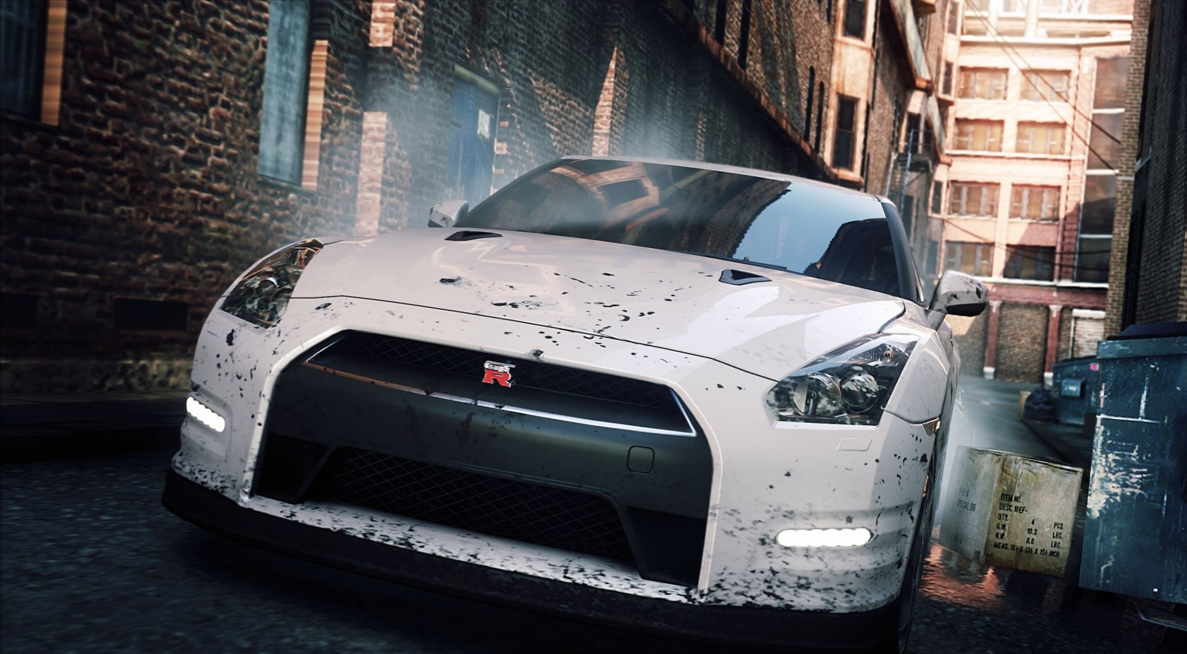 Need For Speed, land vehicle, building exterior, wall - building feature, sports, transportation, stationary, nfs, built structure, brick, 1080P, garage, HD Wallpaper