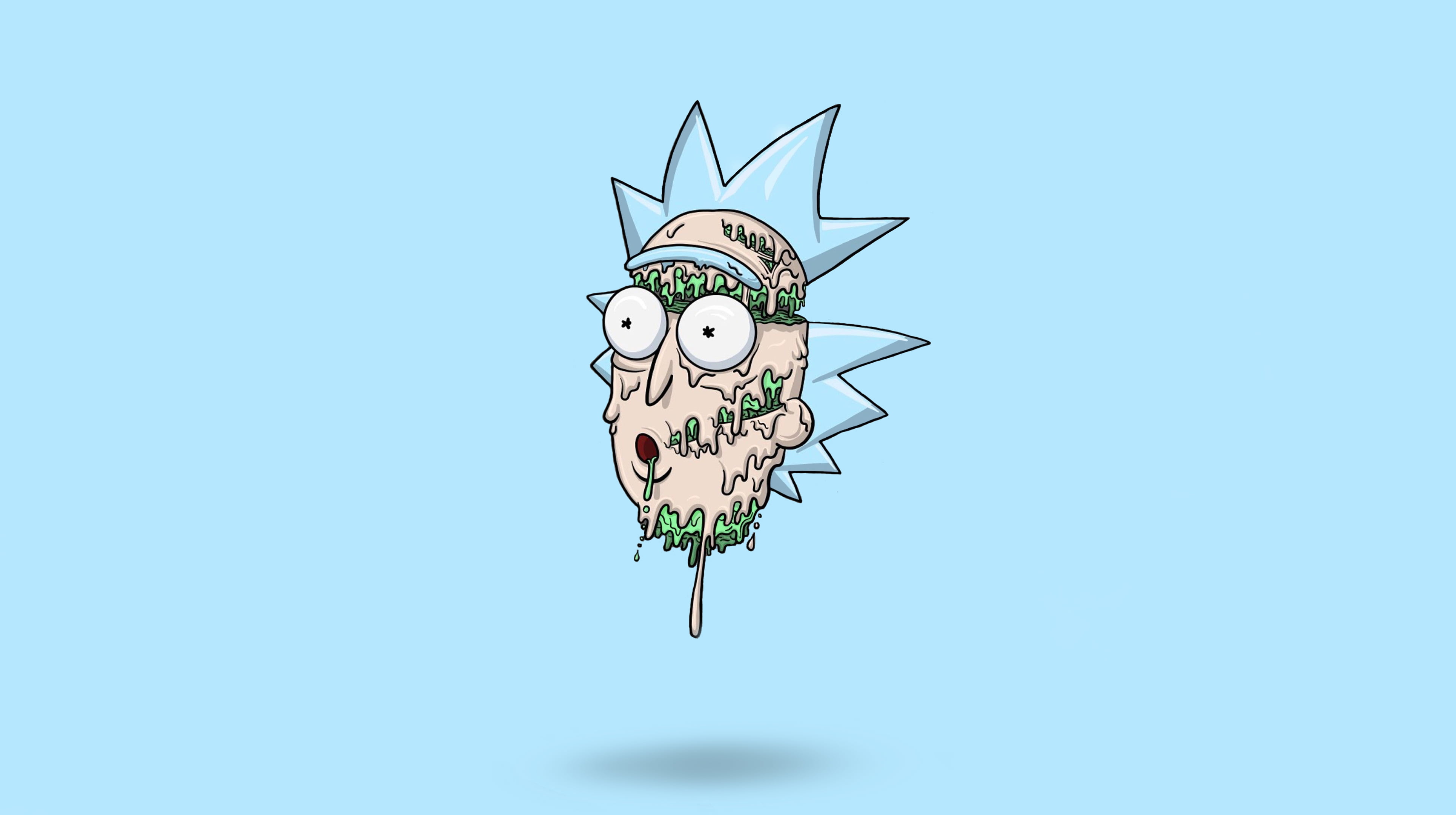 animado, Rick and Morty, caricature, 4K, HD Wallpaper