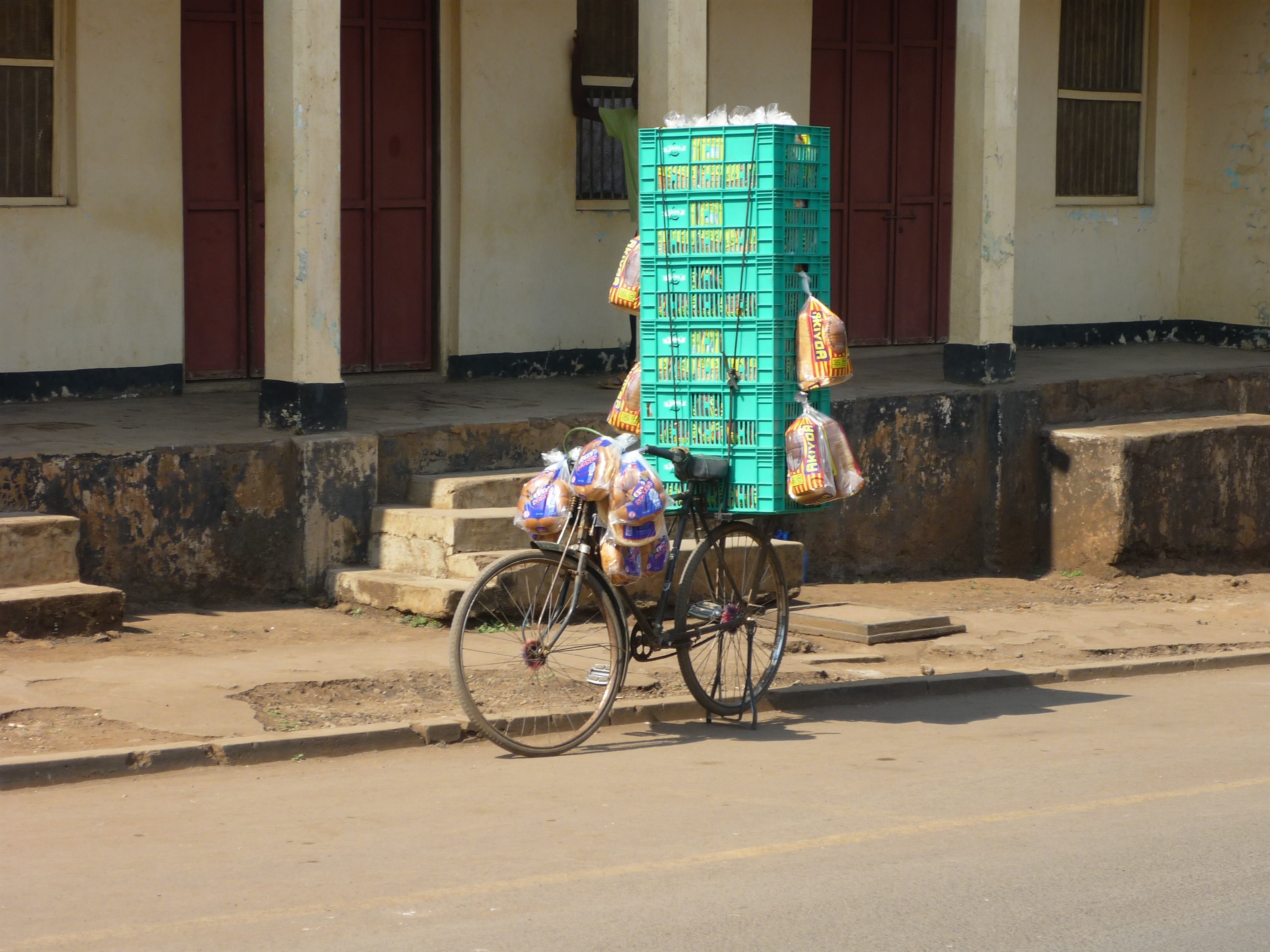 day, city, street, sell, bicycle, house, sunlight, built structure, architecture, purchasing, people, transportation, mode of transportation, outdoors, HD Wallpaper