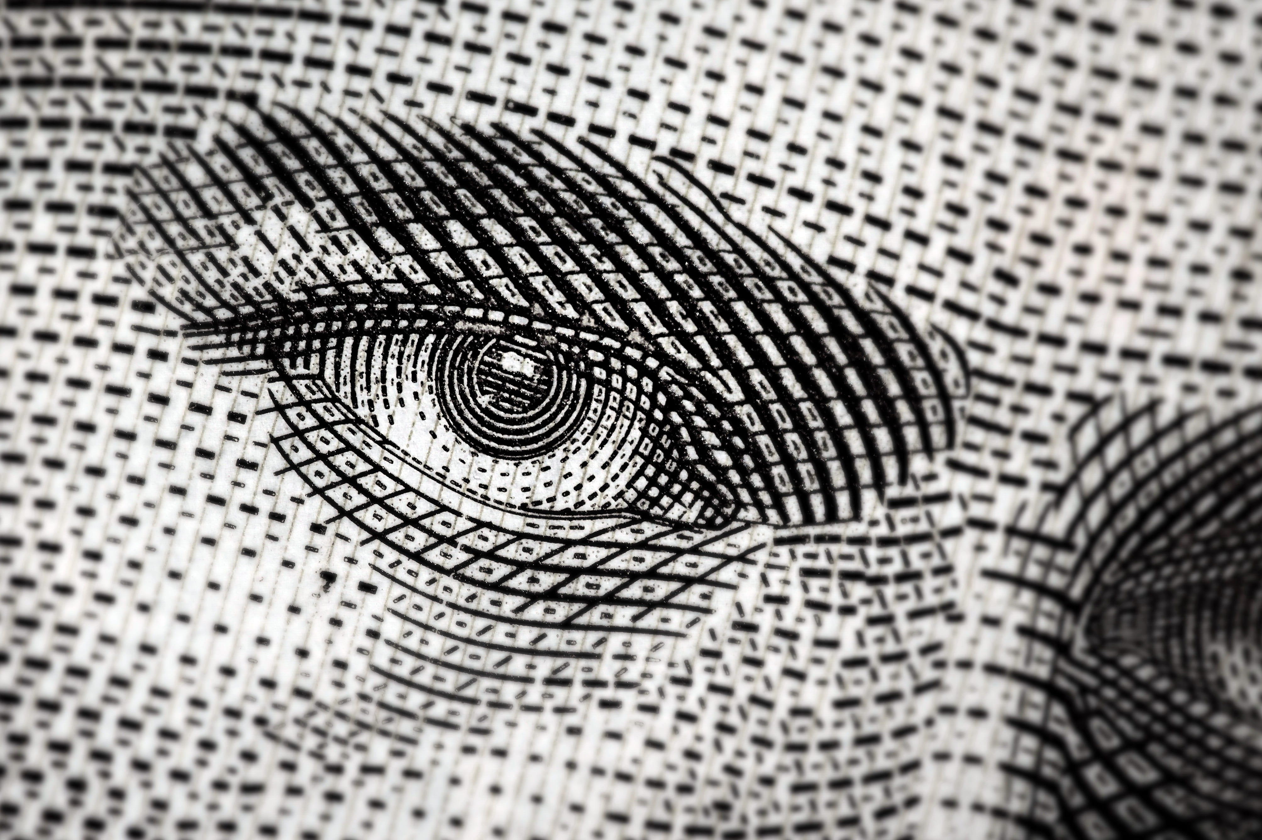 bills, eye, 4K, almost, funds, textile, animal, symbol, indoors, celebrity, art and craft, paper, cash, white color, bill, business, design, pay, high angle view, HD Wallpaper