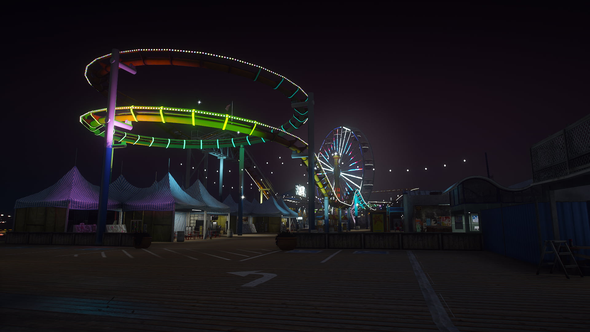 Grand Theft Auto V, Santa Monica, NaturalVision Evolved, 1080P, HD Wallpaper