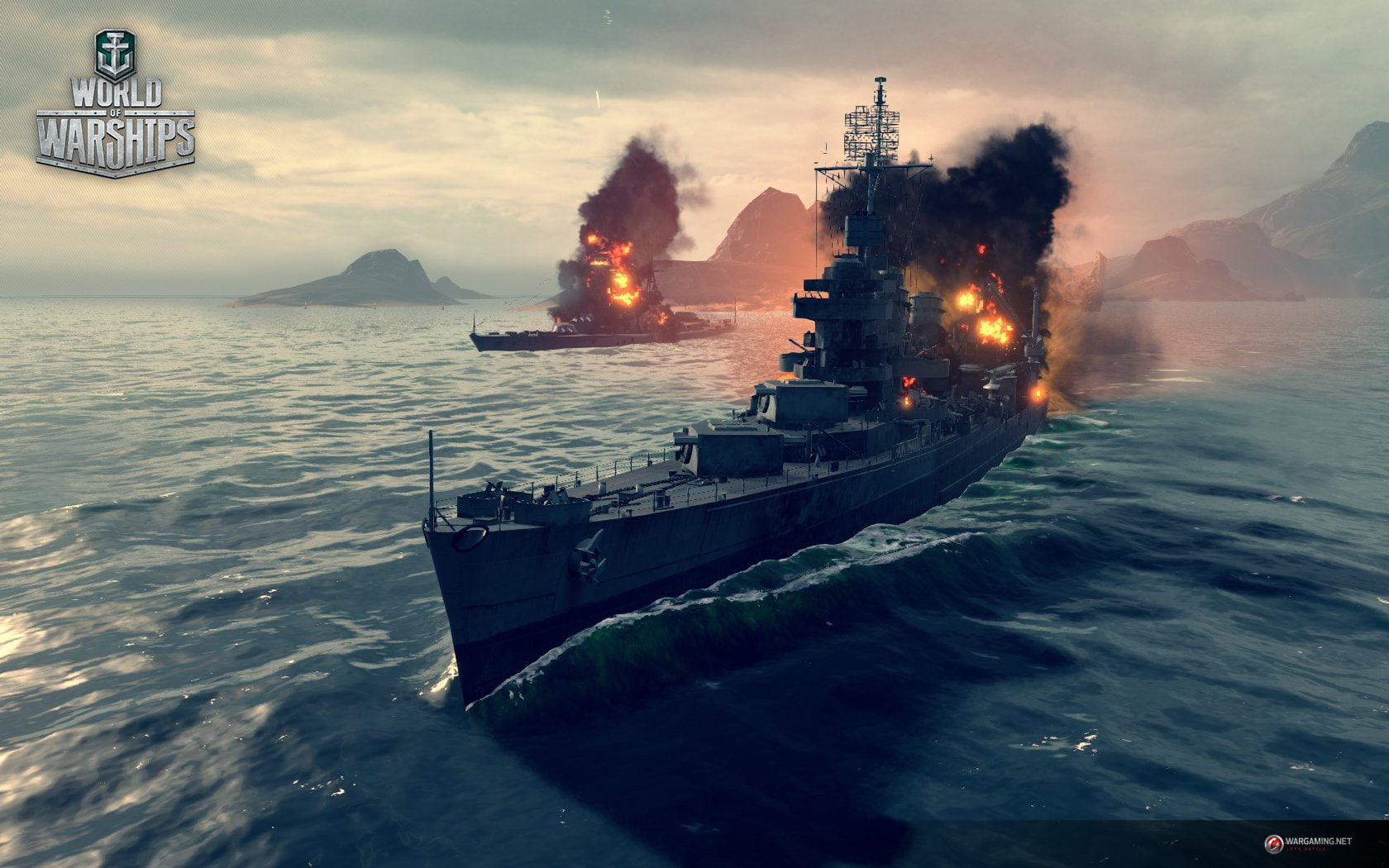 fighting, online, warships, mmo, 1wwar, wwll, battle, game, military, 720P, shooter, video, war, warship, world, simulation, battleship, action, boat, HD Wallpaper