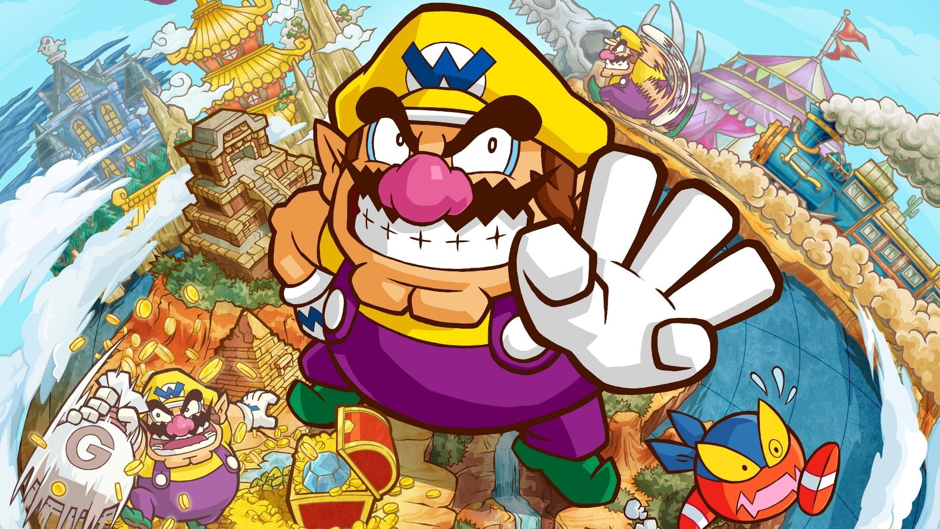 Video Game, 1080P, Wario Land: Shake it!, HD Wallpaper