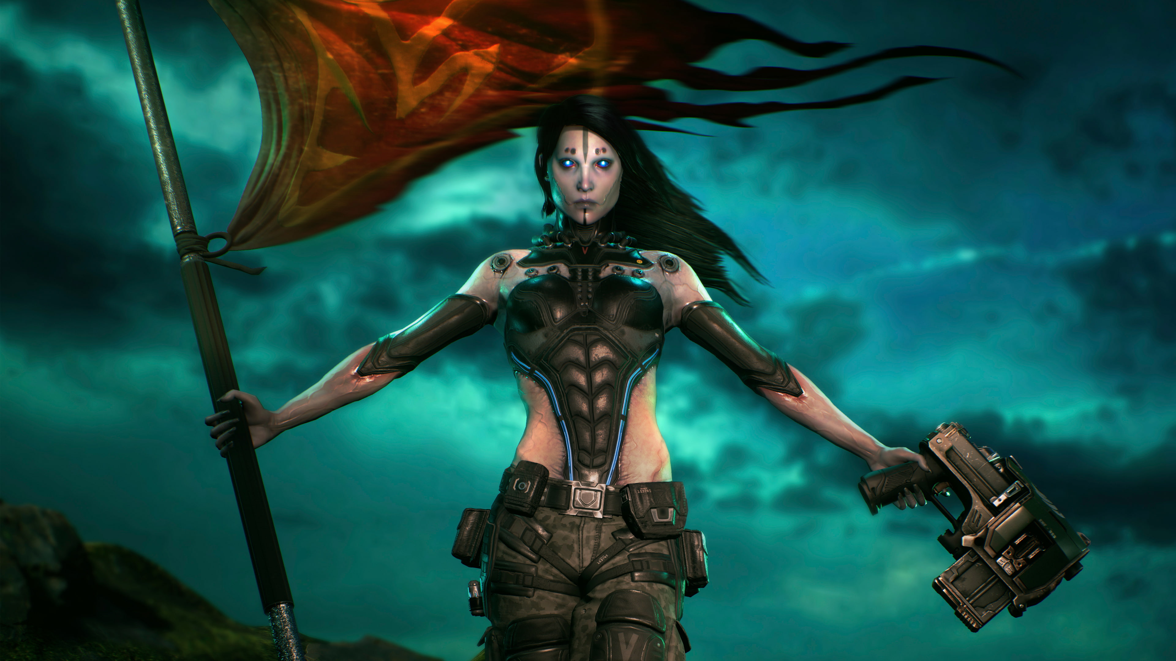 Unreal, Necris, 4K, Tournament, k, HD Wallpaper
