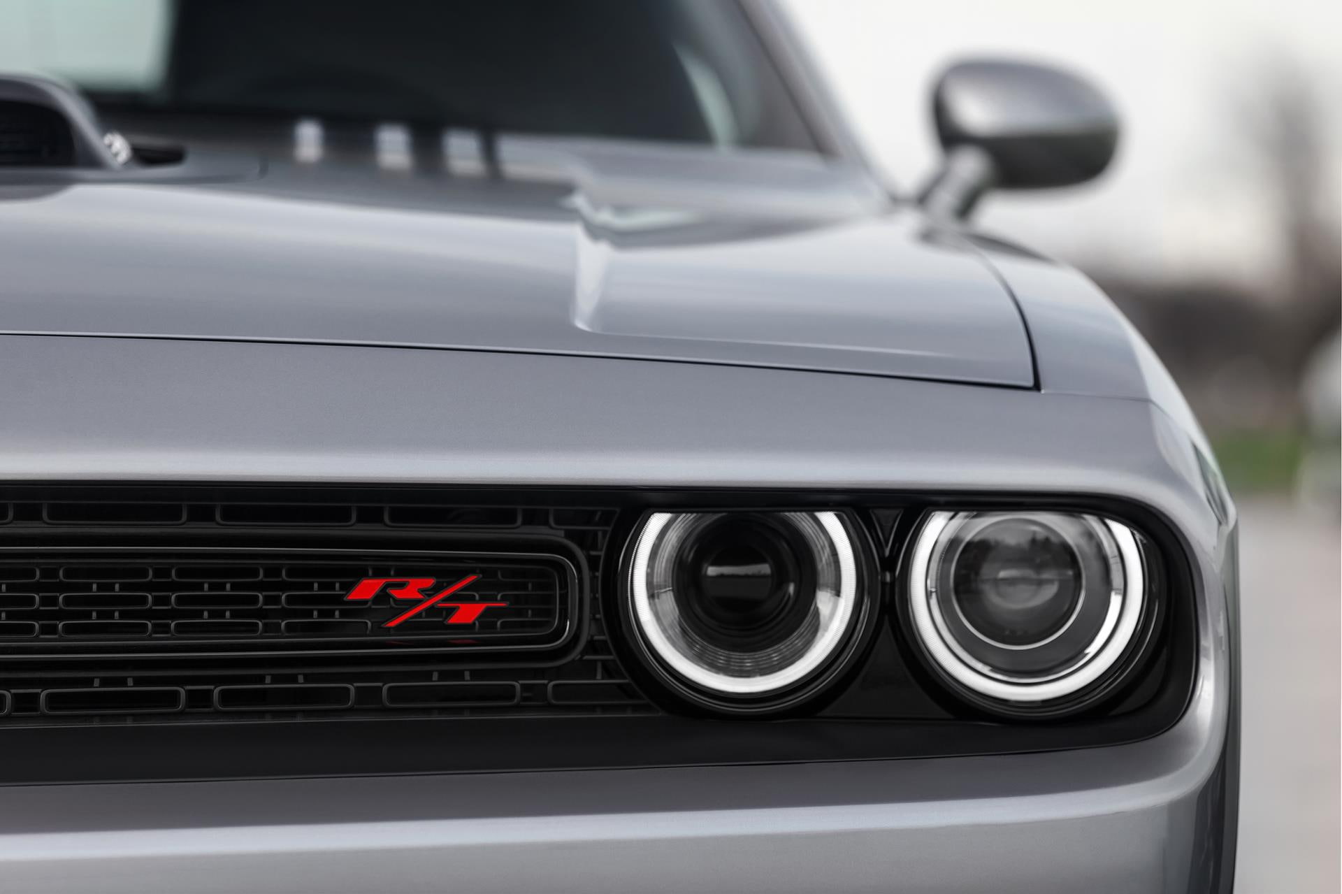 challenger, luxury, industry, land vehicle, dodge, 1080P, black color, mode of transportation, car, silver - metal, tail light, no people, technology, HD Wallpaper