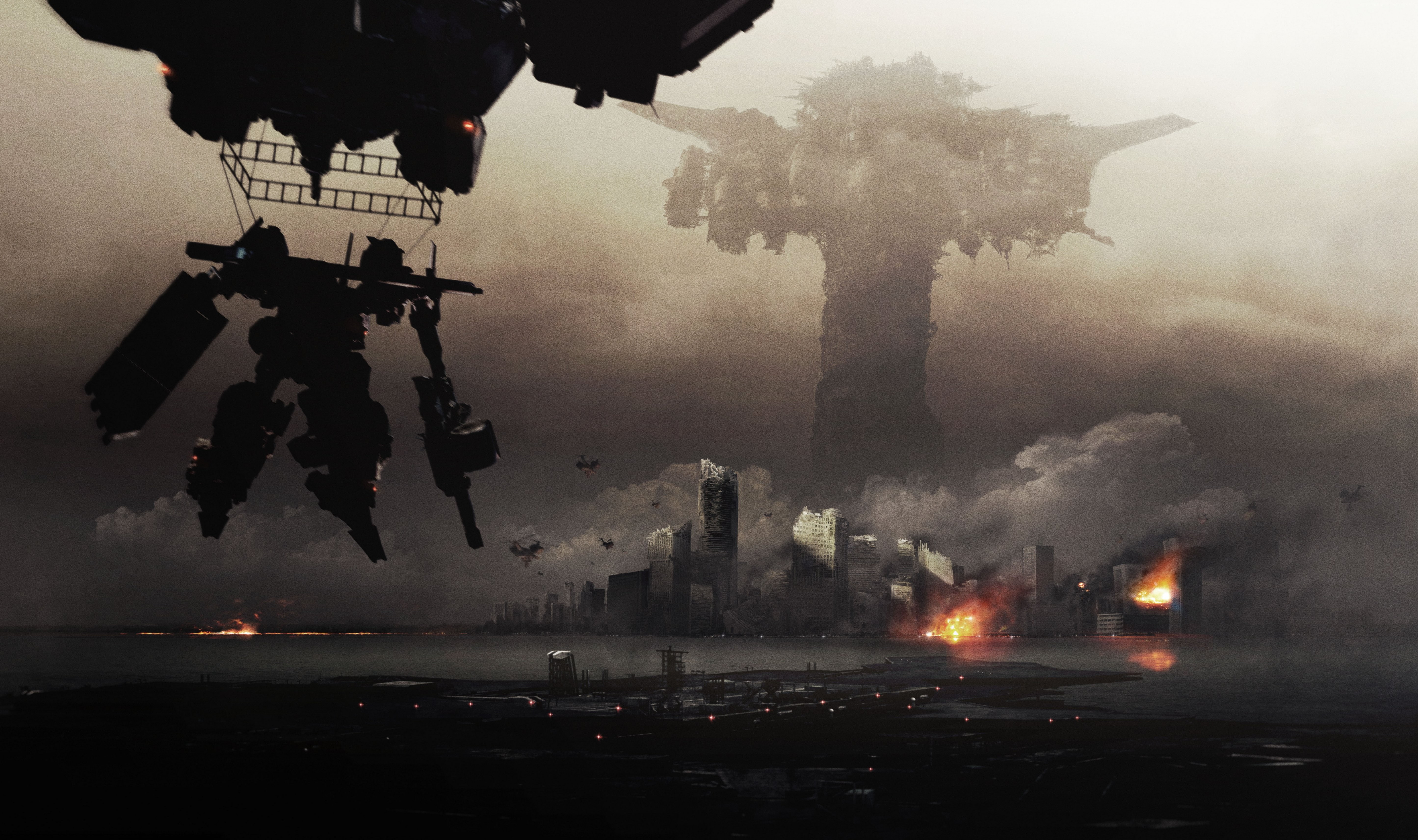 Armored Core: Verdict Day, 5K, 4k, gameplay, screenshot, RTS, review, art, war, 5K, robot, HD Wallpaper