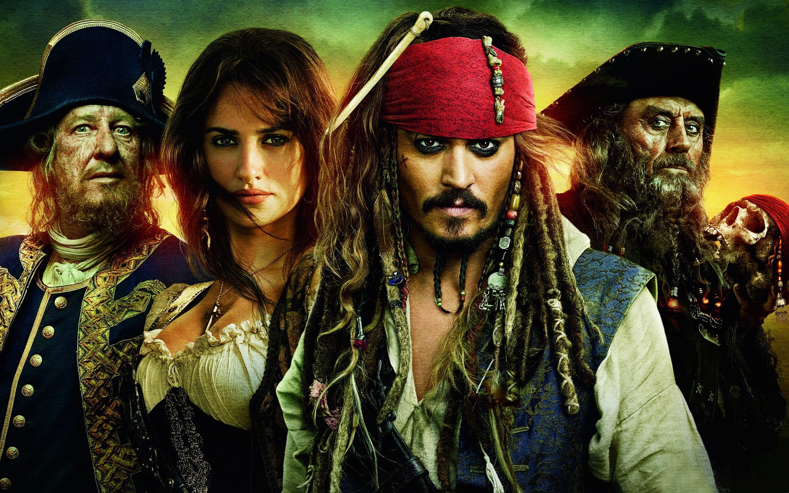 stranger, tides, caribbean, 2K, pirates, HD Wallpaper