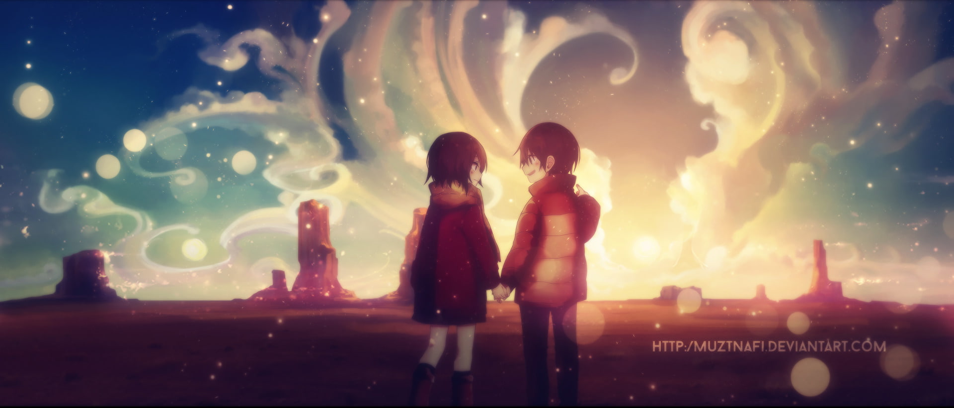 Satoru Fujinuma, Kayo Hinazuki, 1080P, Anime, ERASED, HD Wallpaper