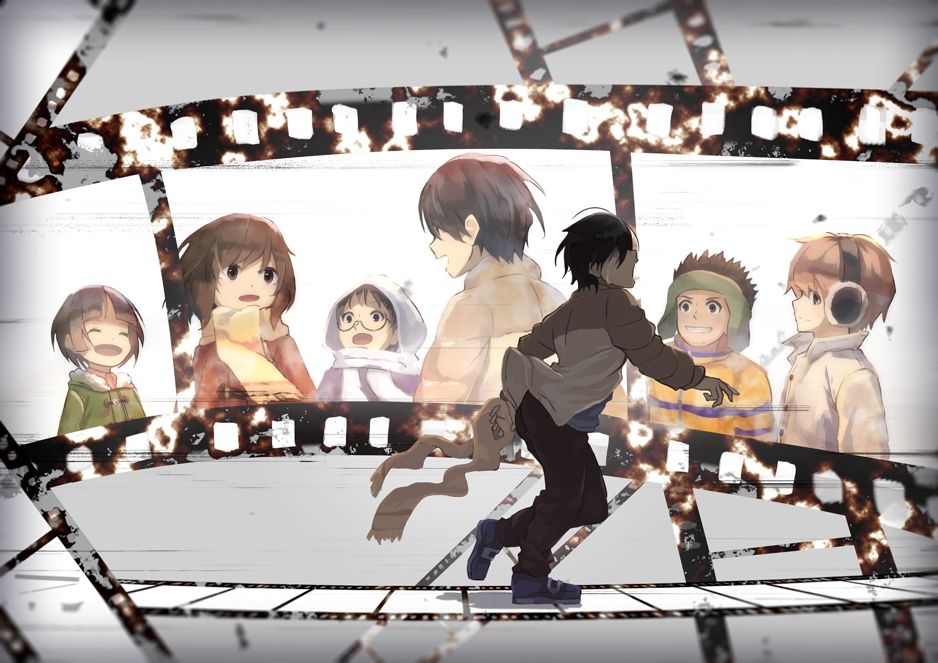 Hiromi Sugita, 1080P, Osamu (ERASED), Kenya Kobayashi, Anime, Kazu (ERASED), ERASED, Satoru Fujinuma, Kayo Hinazuki, HD Wallpaper