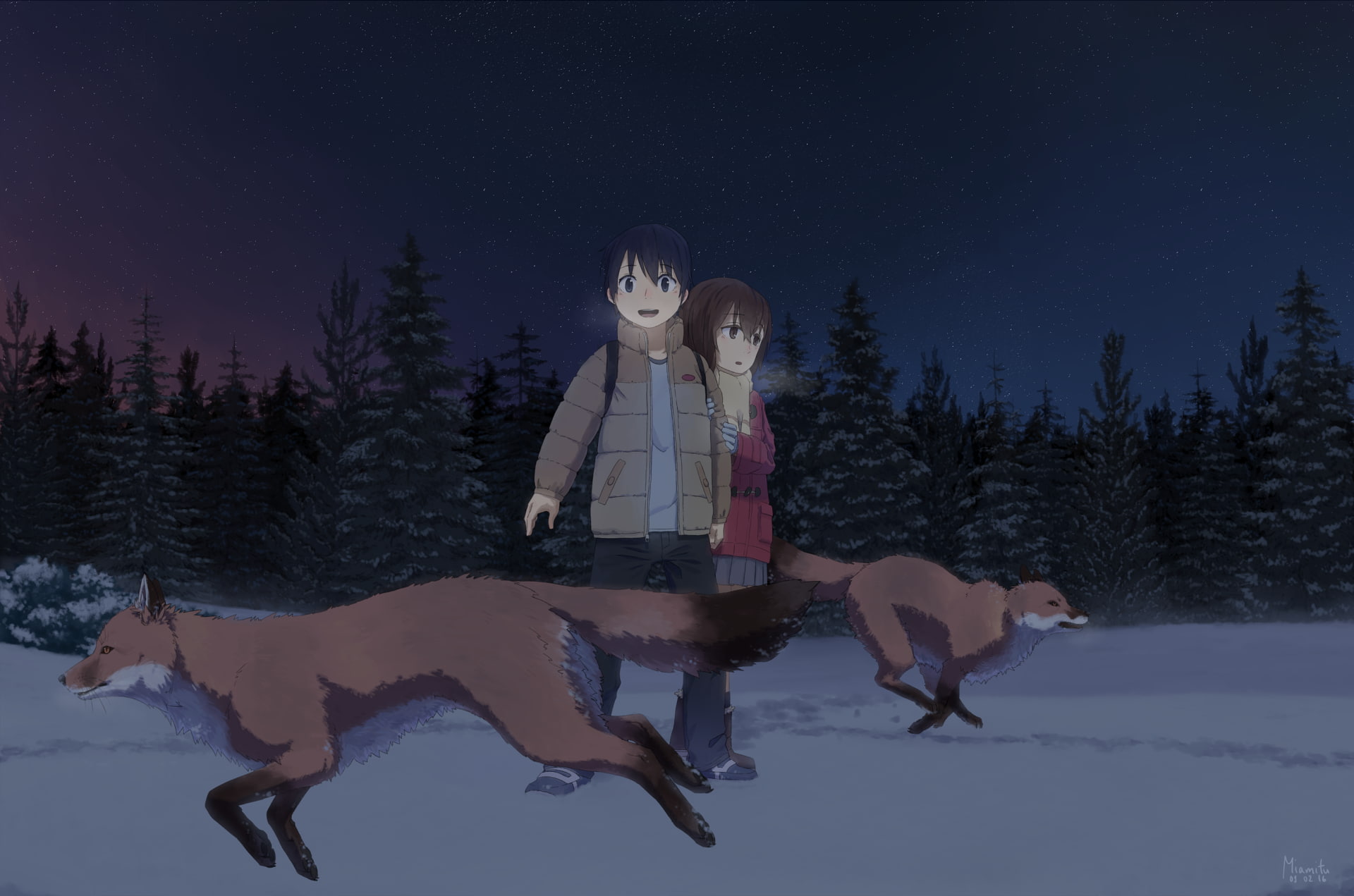 ERASED, Satoru Fujinuma, Anime, 1080P, Kayo Hinazuki, HD Wallpaper