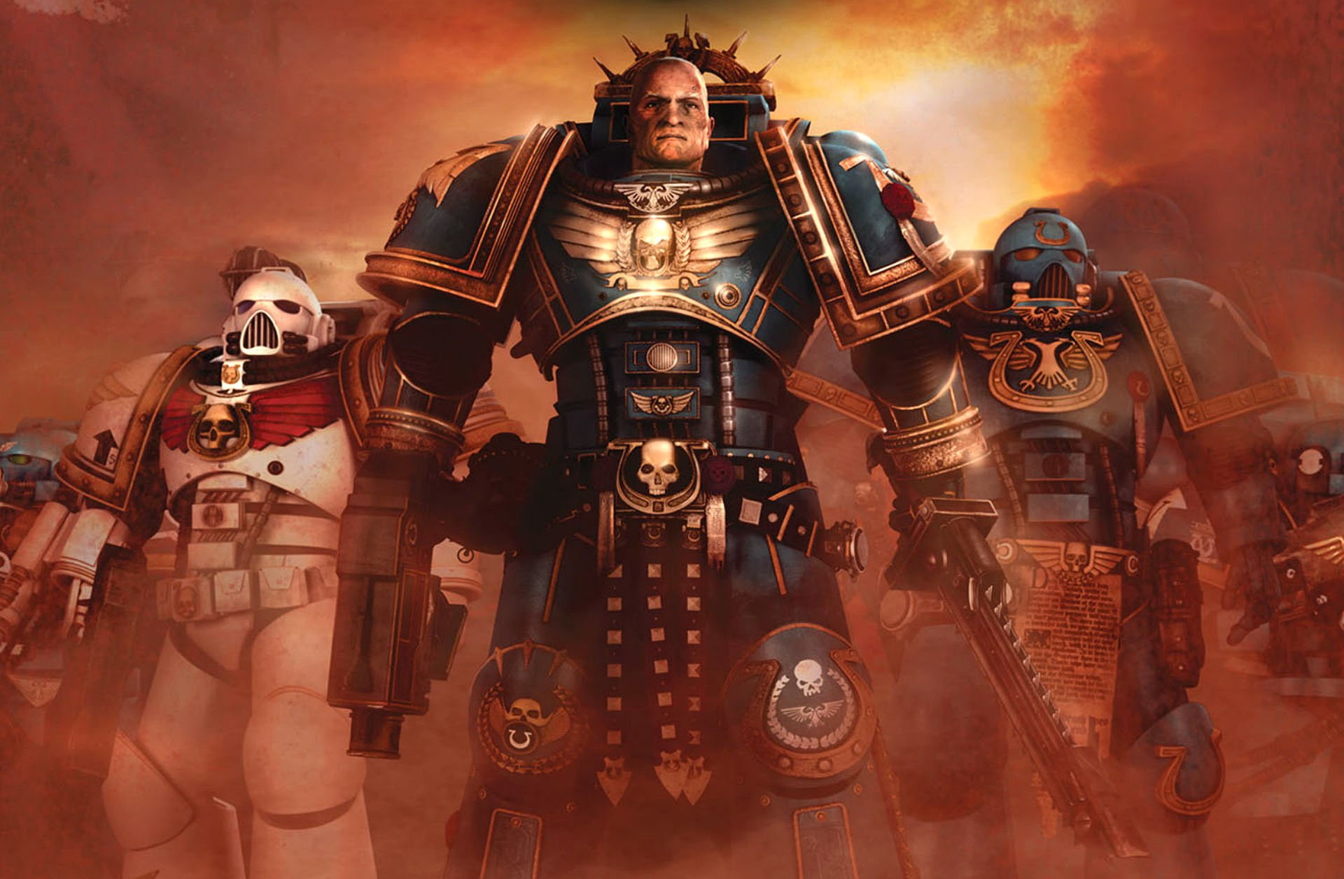 architecture, Warhammer, sci, indoors, headwear, clothing, warrior, fantasy, 40k, antique, 1080P, Dark, Strategy, one person, uniform, 1tww, portrait, HD Wallpaper