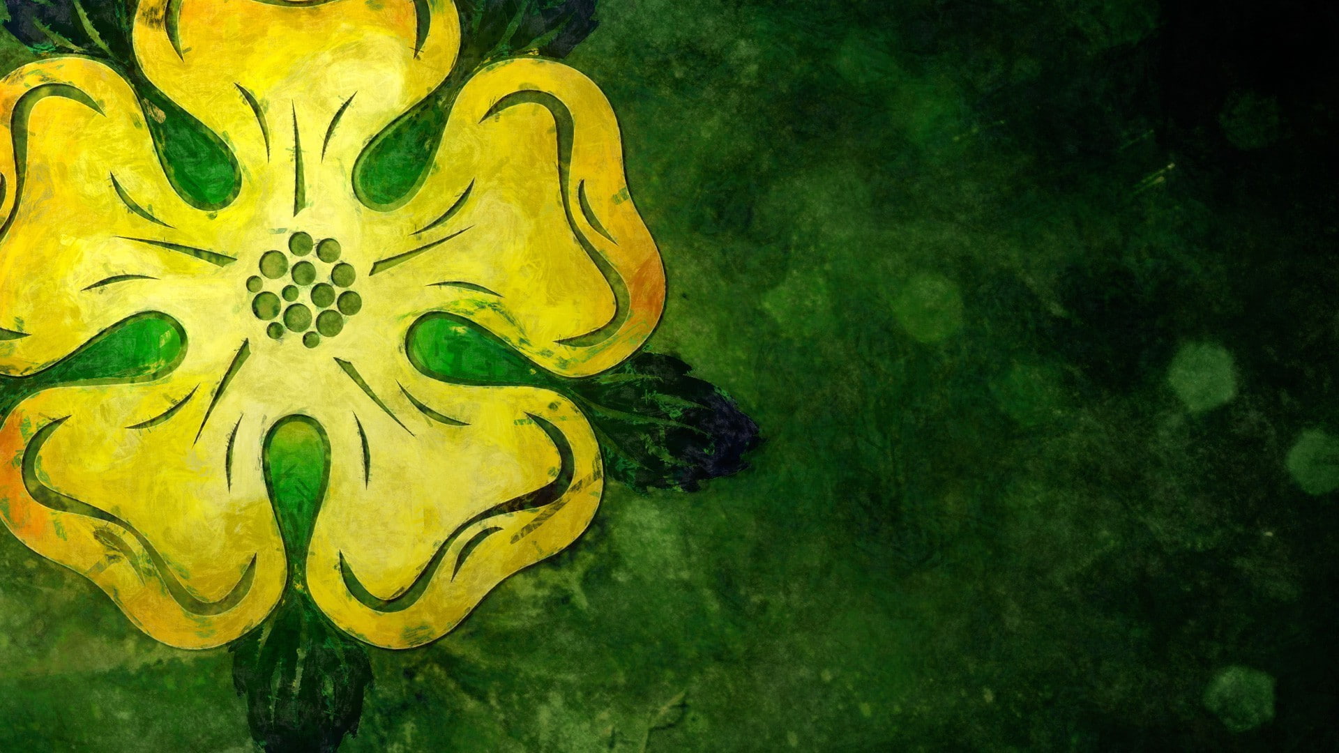 paintings, vegetable, representation, plant, nature, healthy eating, yellow, animal representation, food and drink, abstract, no people, creativity, game of thrones sigils house tyrell, HD Wallpaper