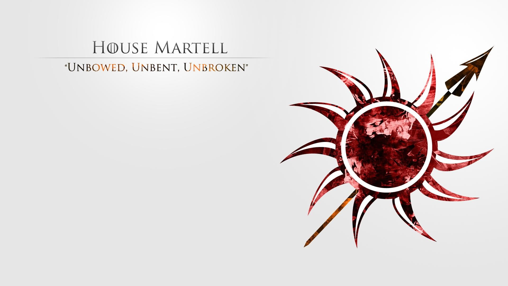 martell, house, 1080P, game, thrones, HD Wallpaper
