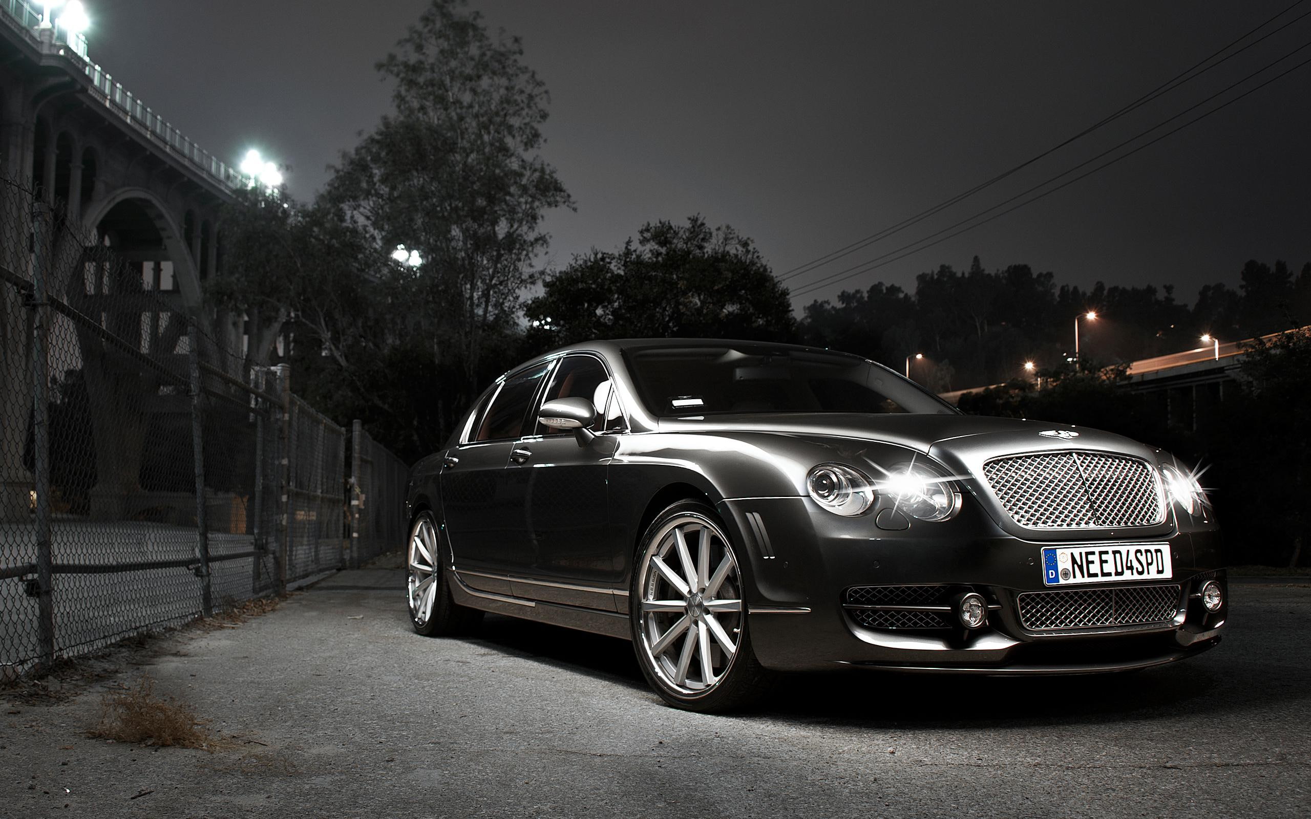 cars, 2K, flying, continental, black, spur, sedan, bentley, HD Wallpaper