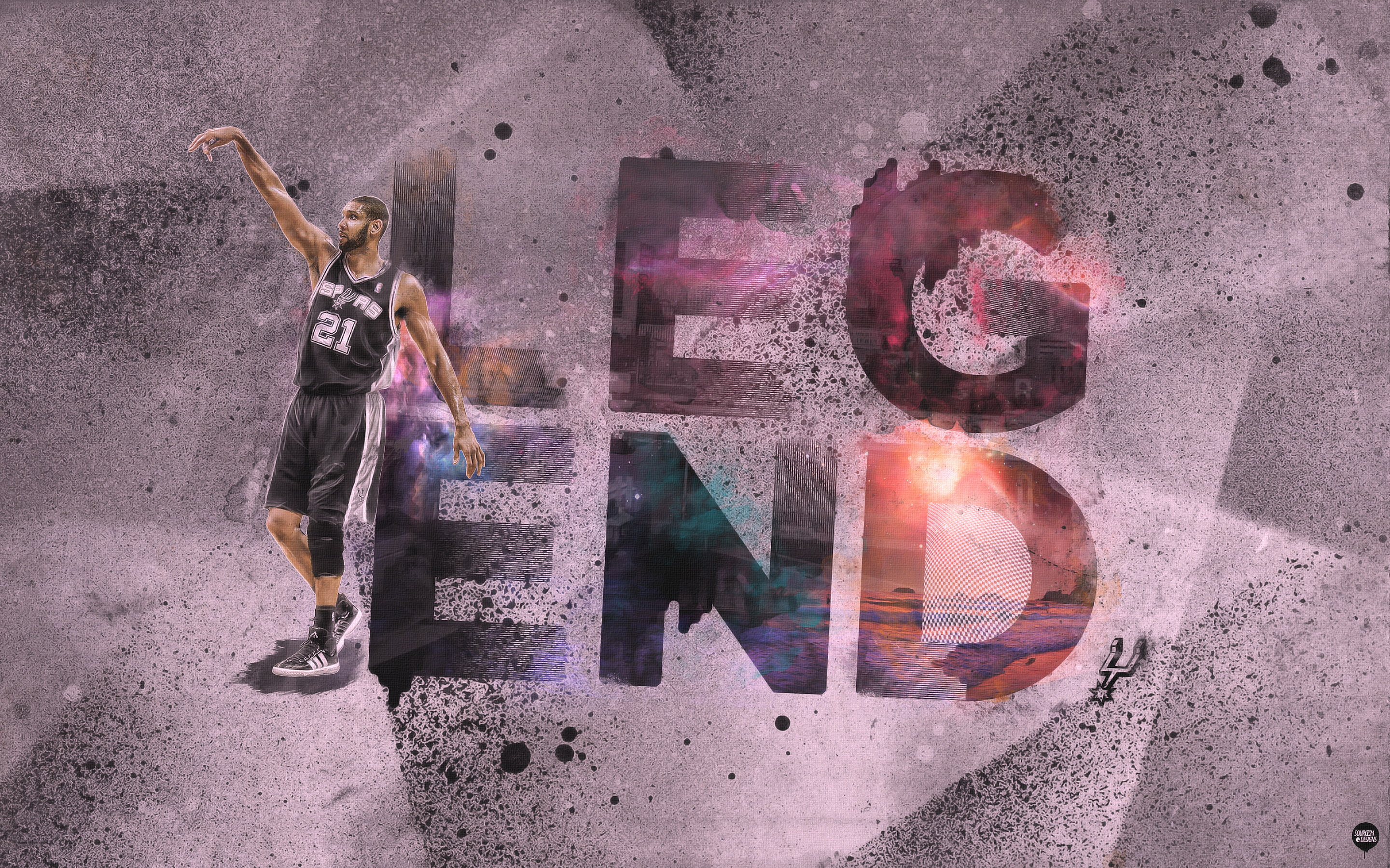 Player, Sport, NBA, Tim Duncan, 2K, Basketball, Spurs, San Antonio, HD Wallpaper