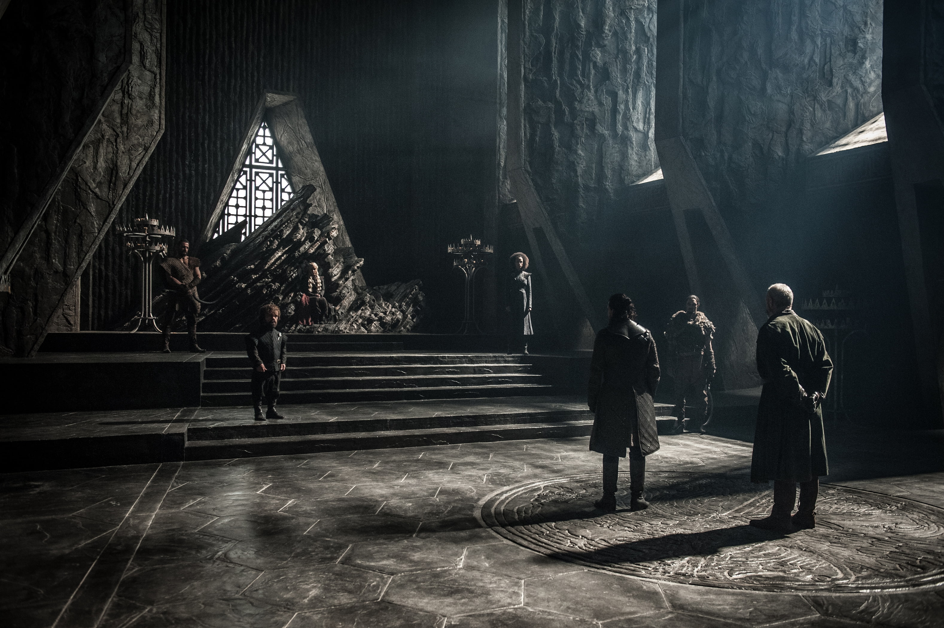 Davos Seaworth, Game Of Thrones, Jon Snow, Tyrion Lannister, 2K, Missandei (Game Of Thrones), TV Show, Daenerys Targaryen, HD Wallpaper