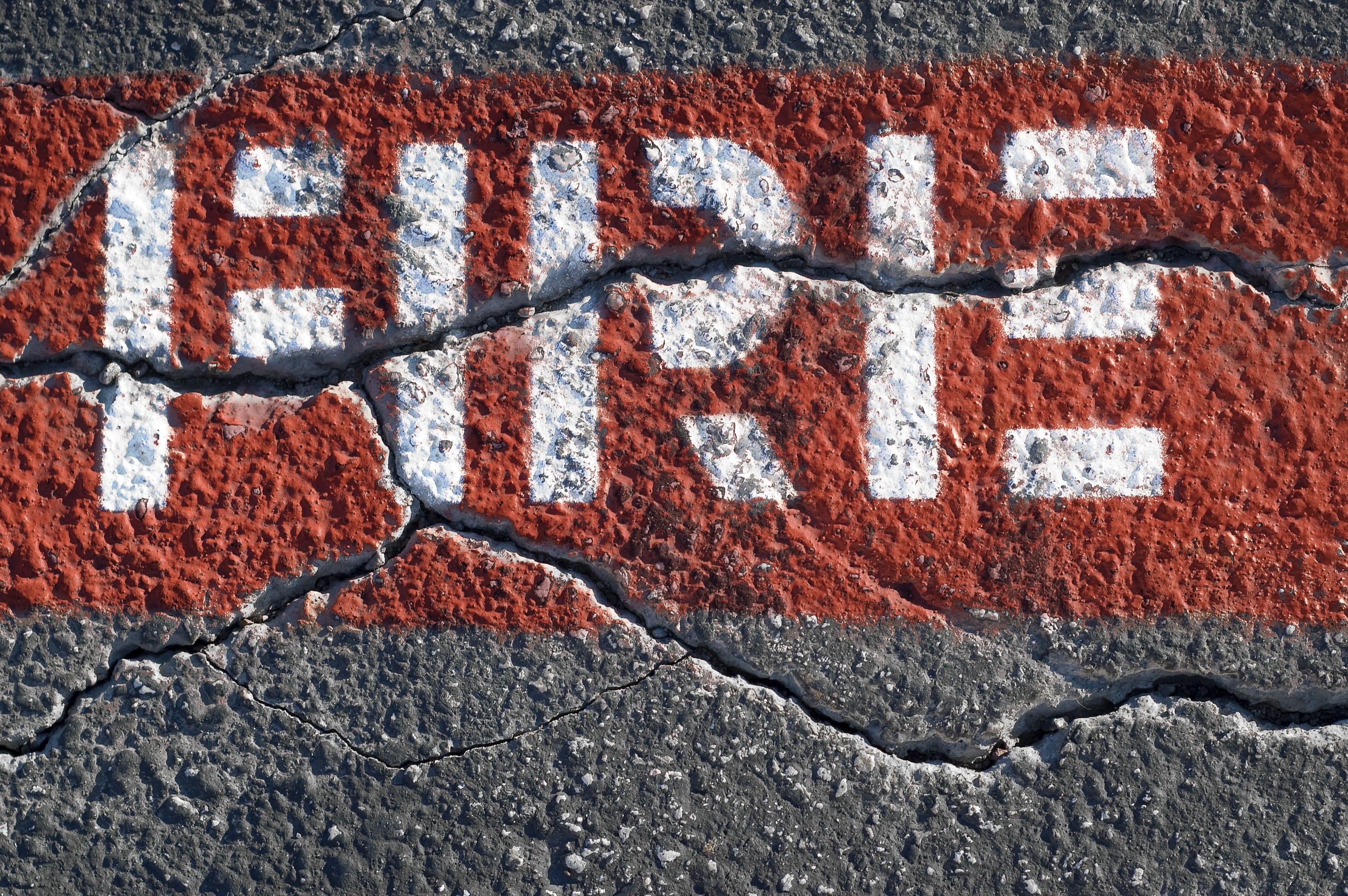 day, graffiti, background, abstract, communication, paint, red, no people, construction, texture, brick wall, rock, concrete, painted, sign, color, brick, HD Wallpaper
