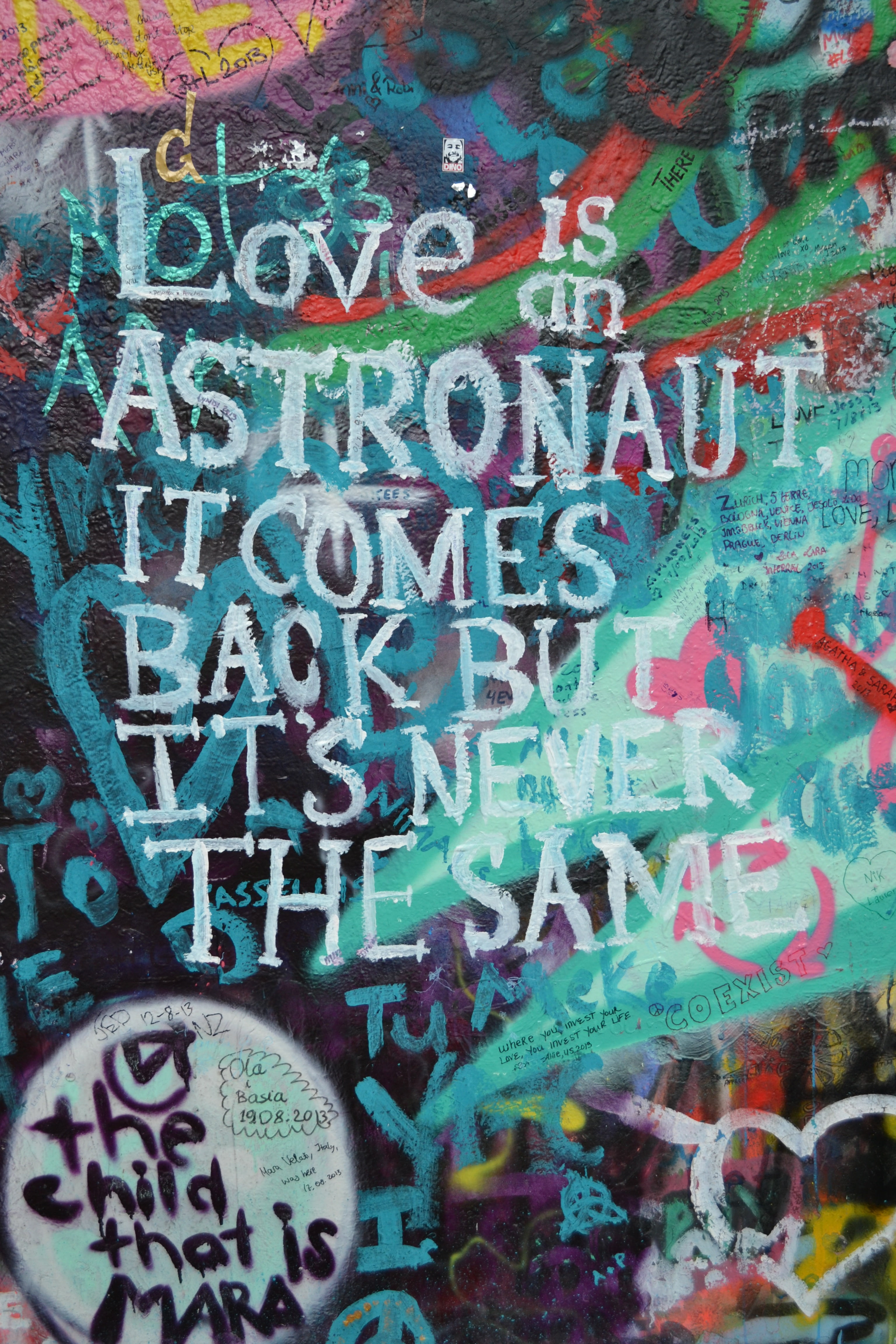 color, street art, creation, colored, spray, western script, lennon, multi colored, prague, drawing, wall, graphiti, architecture, creativity, tag, built structure, Phone HD Wallpaper