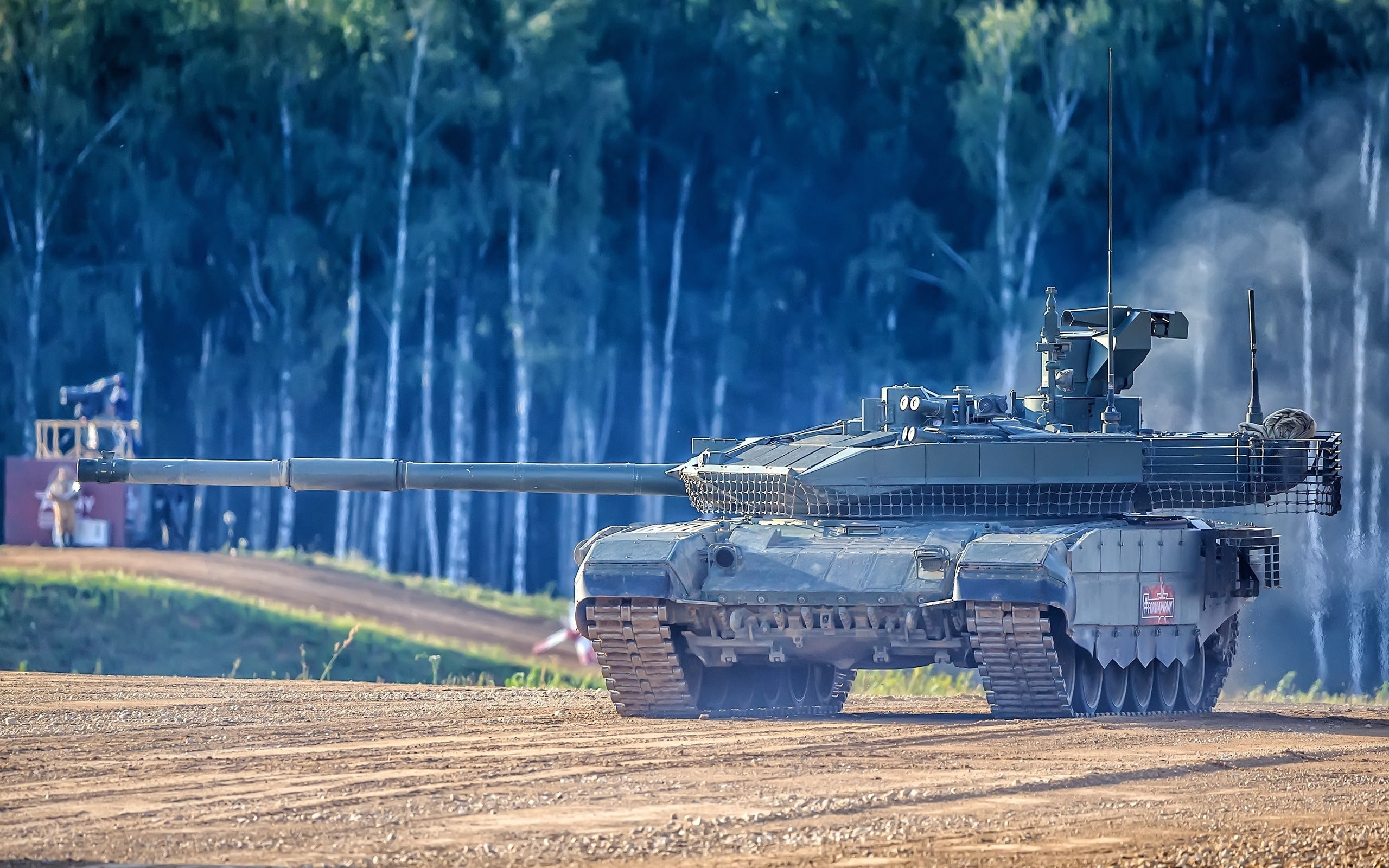 demonstration, Upgraded tank of the Russian Federation, 2K, T-90M, polygon, HD Wallpaper