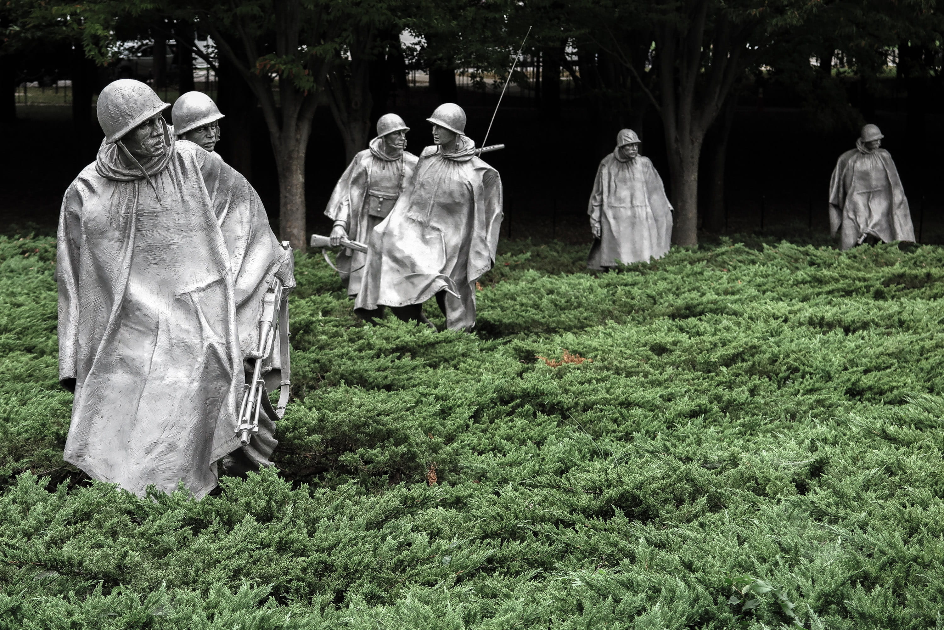 quiet, soldier, military, marines, washington dc, army, sculpture, symbolism, remembrance, korean war memorial, dc, united, representation, nature, washington, HD Wallpaper