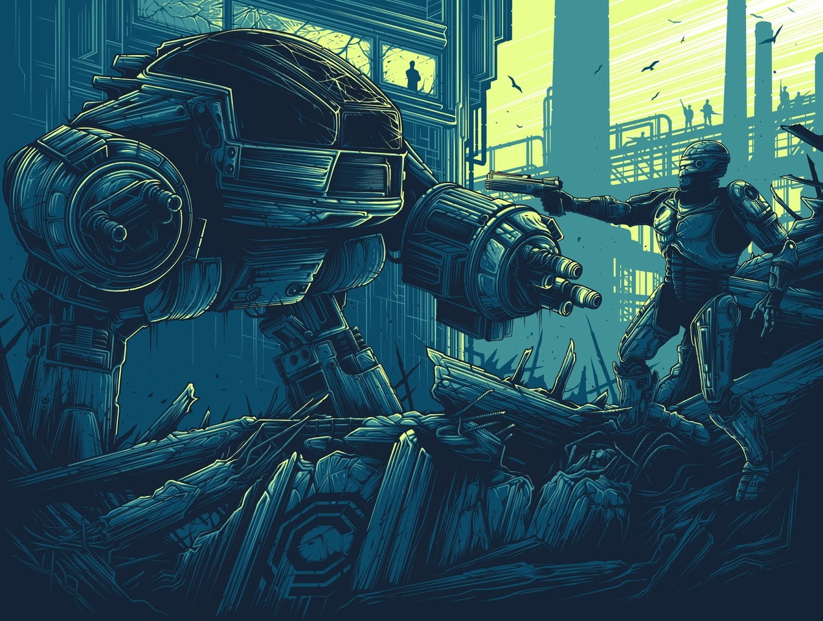 Dan Mumford, movies, 720P, robocop, HD Wallpaper