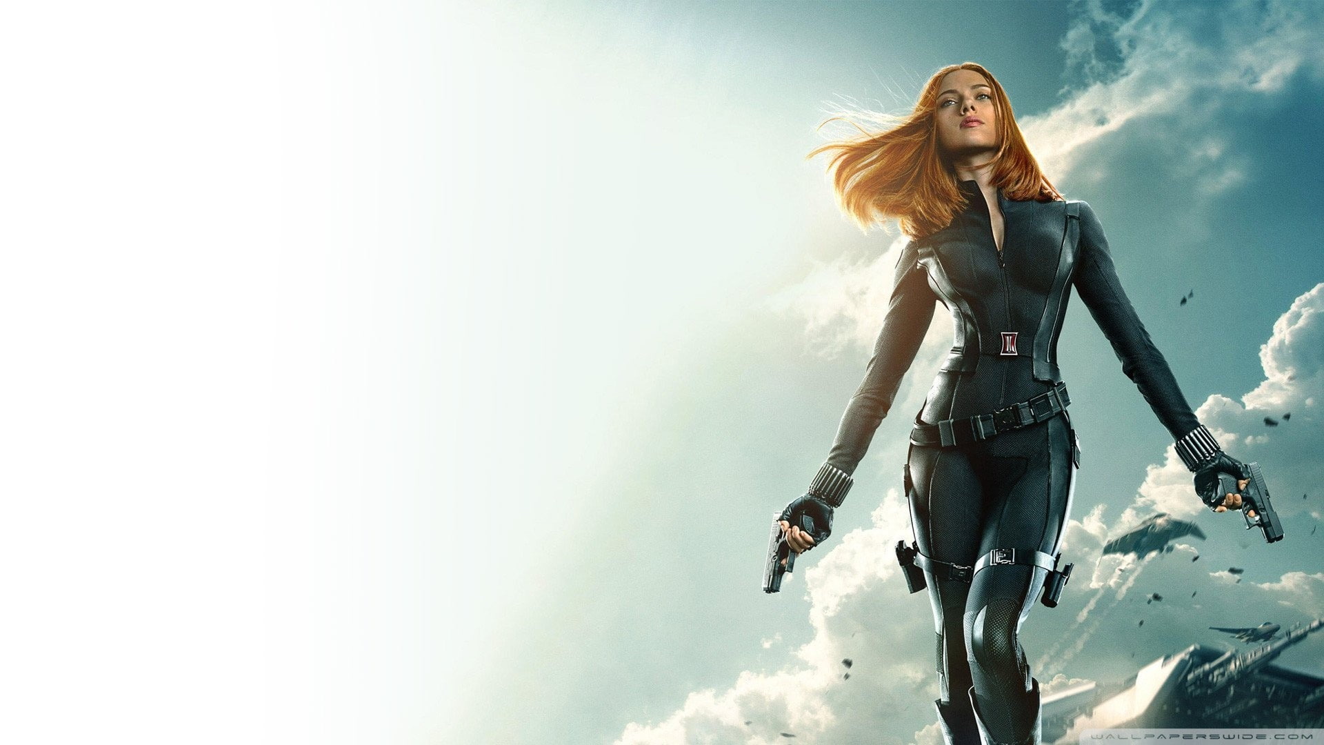 Scarlett Johansson, Captain America: The Winter Soldier, Black Widow, 1080P, HD Wallpaper