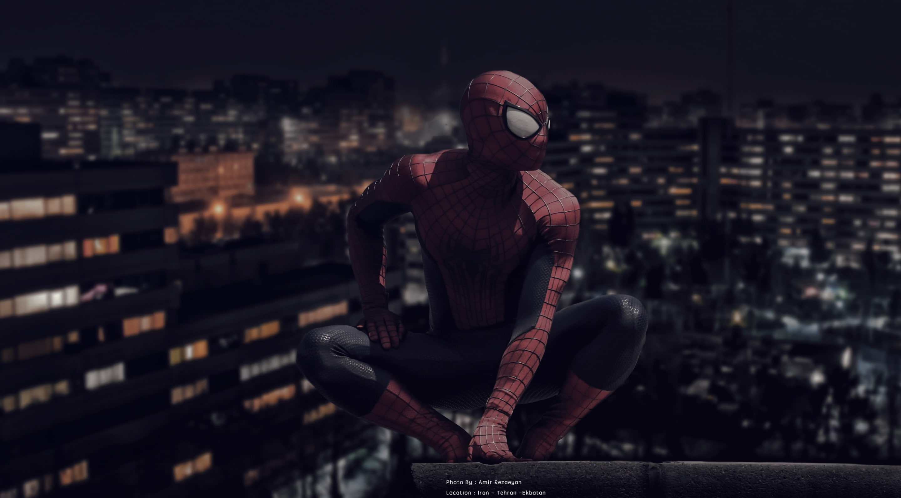 city, outdoors, lifestyles, Movies, cityscape, nature, spider, tehran, Spider-Man, night, casual clothing, ekbatan, men, architecture, iran, HD Wallpaper
