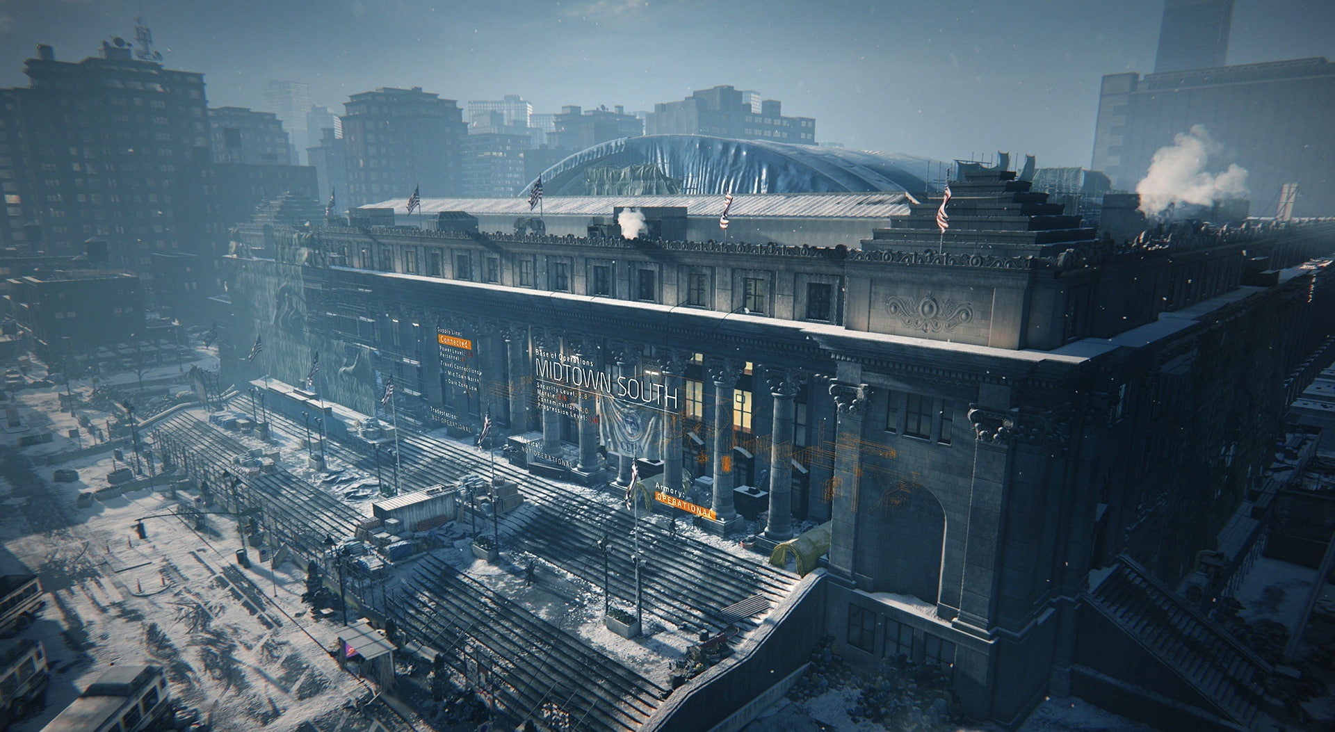 travel destinations, building exterior, The Division, division, s, rise, base, built structure, tom, 1080P, City, Tom Clancy, architecture, agents, pandemic, HD Wallpaper