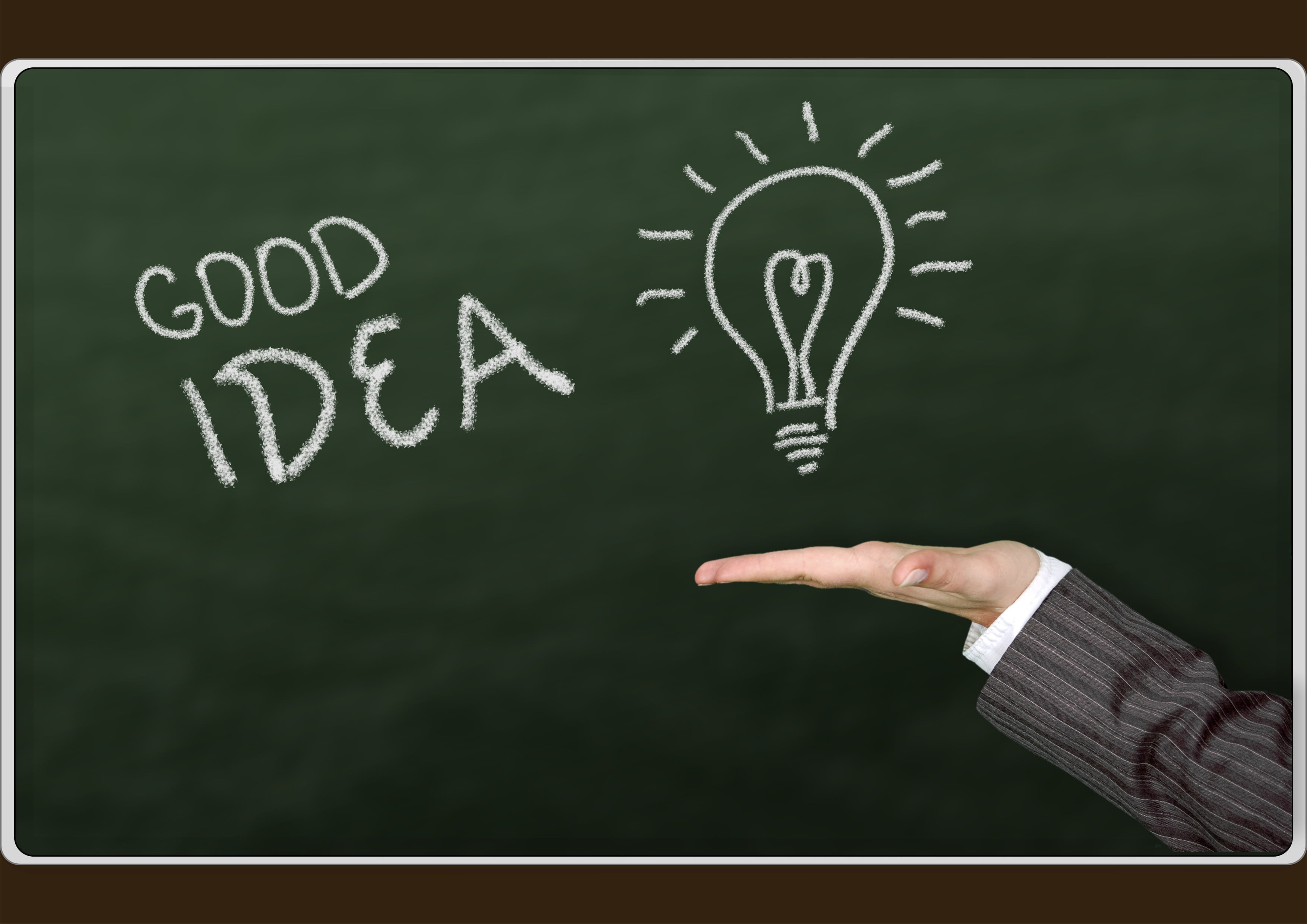 school, finger, a good idea, imagination, board, solution, chalk - art equipment, chalk Drawing, people, learning, ideas, poster, success, creativity, sign, HD Wallpaper