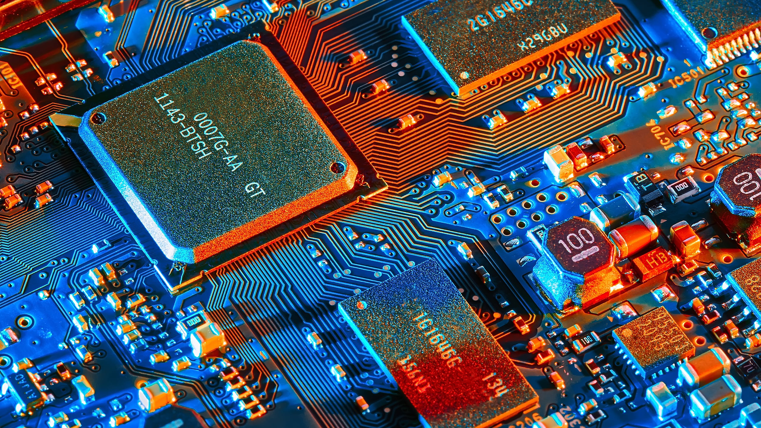 chips, technology, integrated circuits, 2K, circuit boards, HD Wallpaper