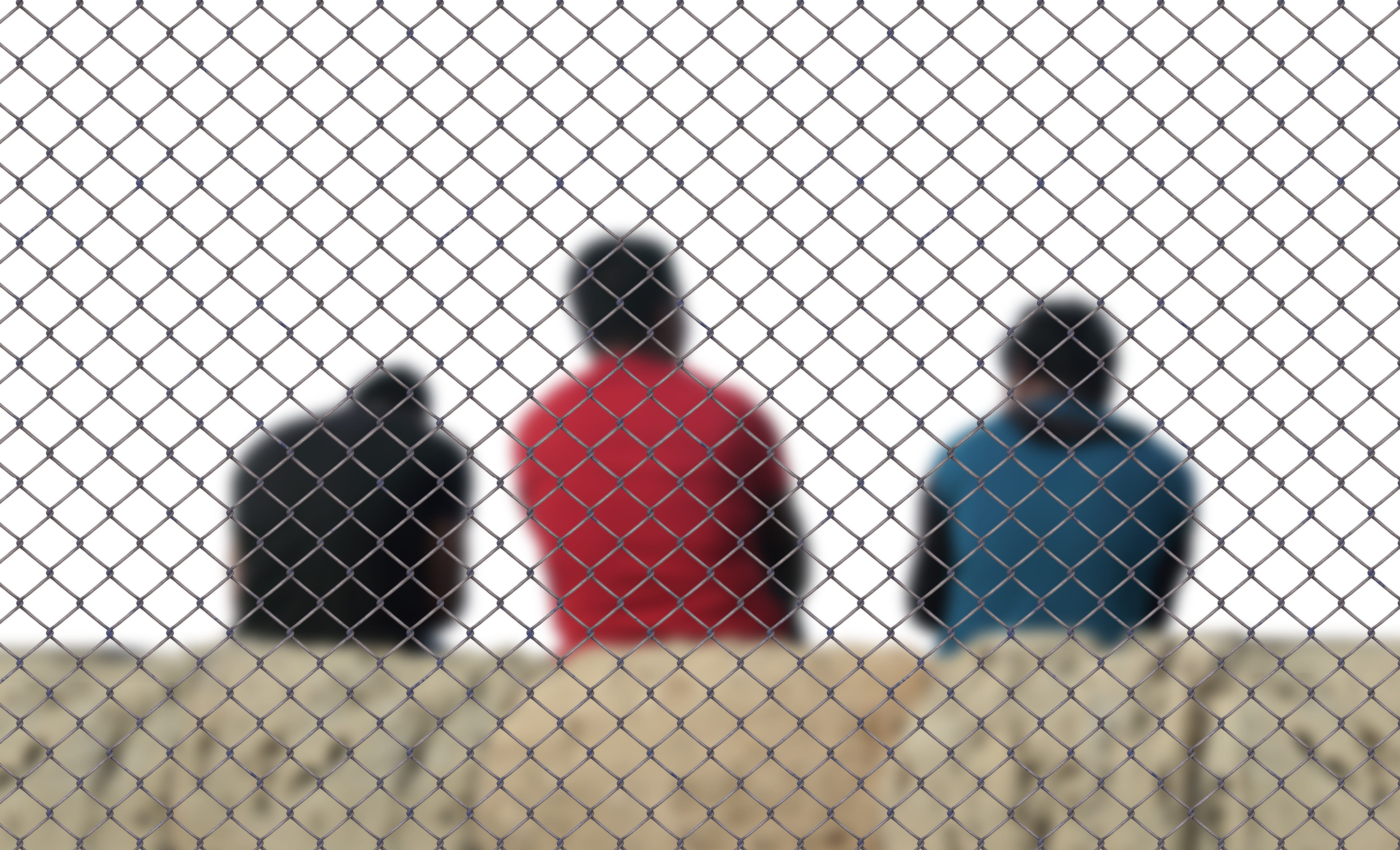 sport, stock, stay, no people, 4K, fence, asylum, pattern, red, security, rear view, nature, close-up, boundary, chainlink fence, focus on foreground, HD Wallpaper