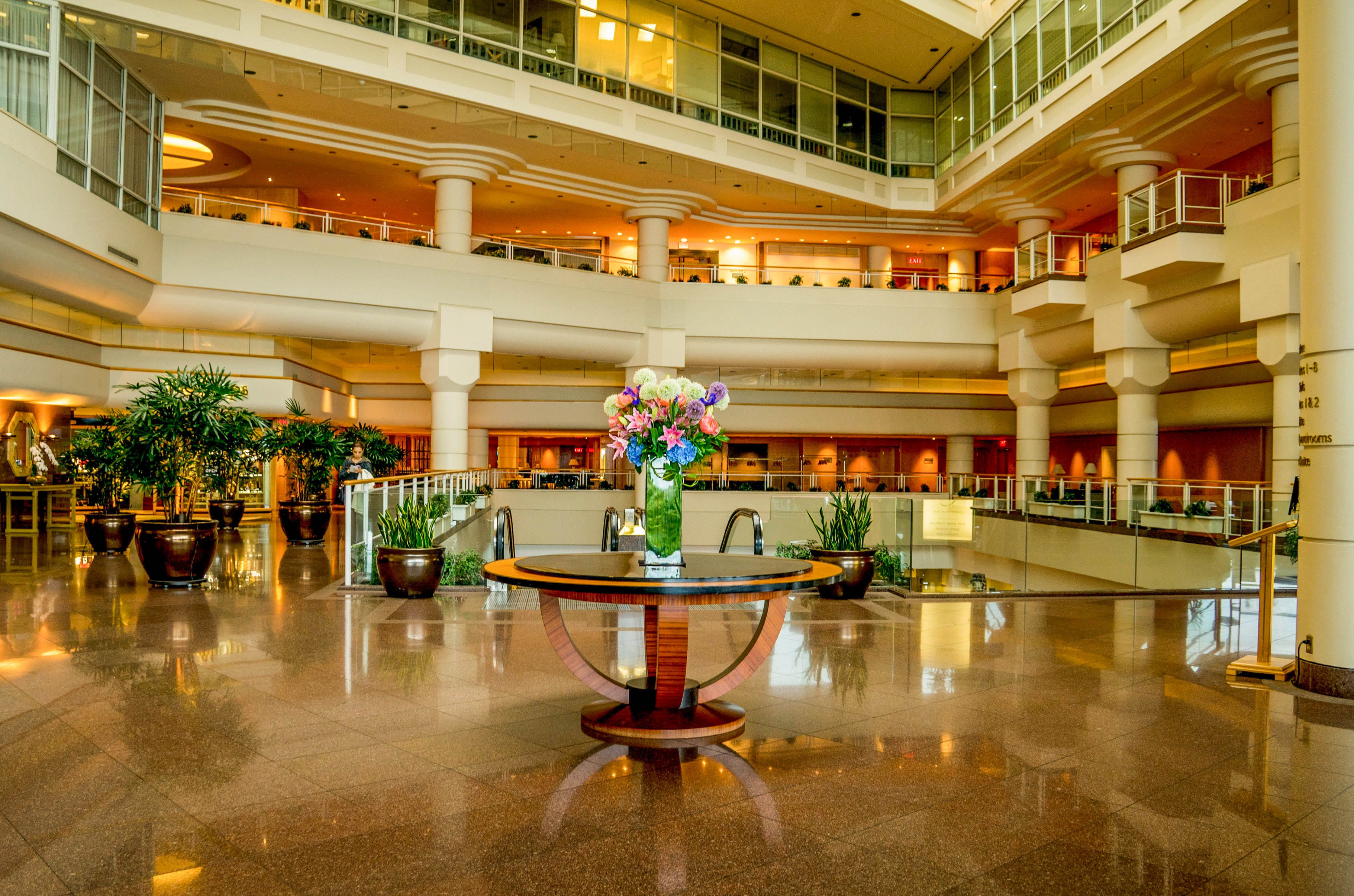 architecture, bouquet, flooring, flowering plant, outdoors, flower pot, 4K, canada, pan pacific hotel, plant, modern, nature, vase, potted plant, luxury, HD Wallpaper