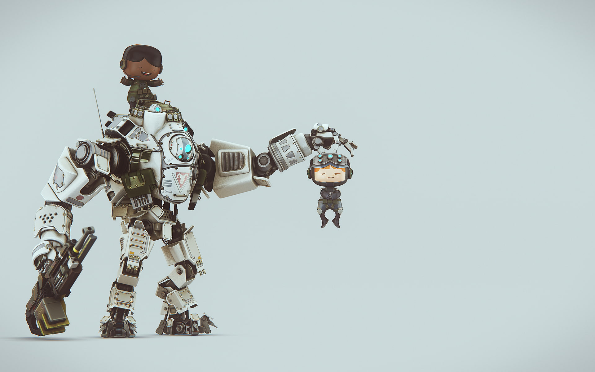 machine part, equipment, copy space, machinery, man made object, digital art, SliD3, human representation, Titanfall, connection, futuristic, toy, science and technology, HD Wallpaper