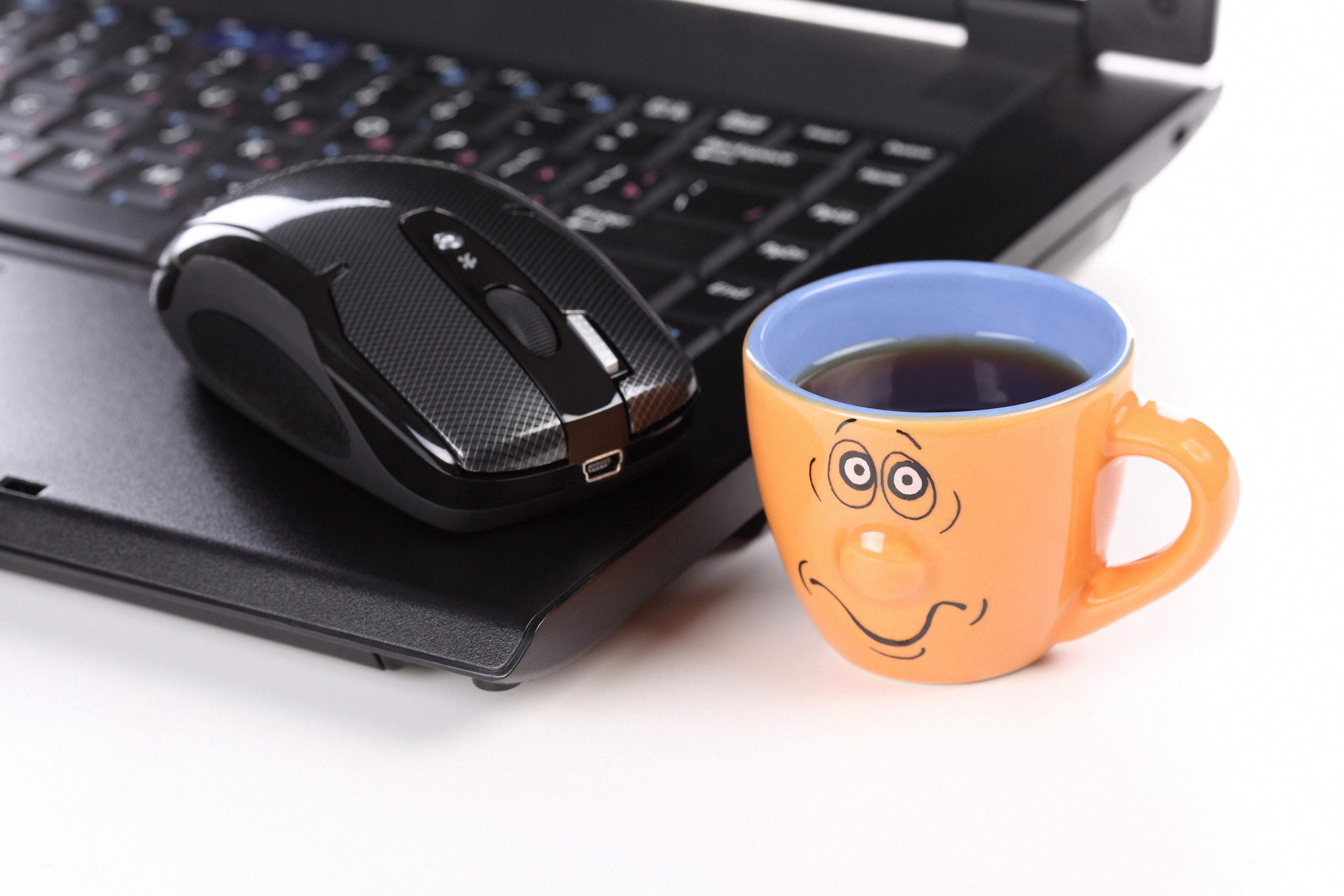 touchpad, blur, hi-tech, laptop, longing, sadness, mouse, computer, bokeh, miss, creative, Cup, i miss you, good idea, positive, 4K, notebook, HD Wallpaper