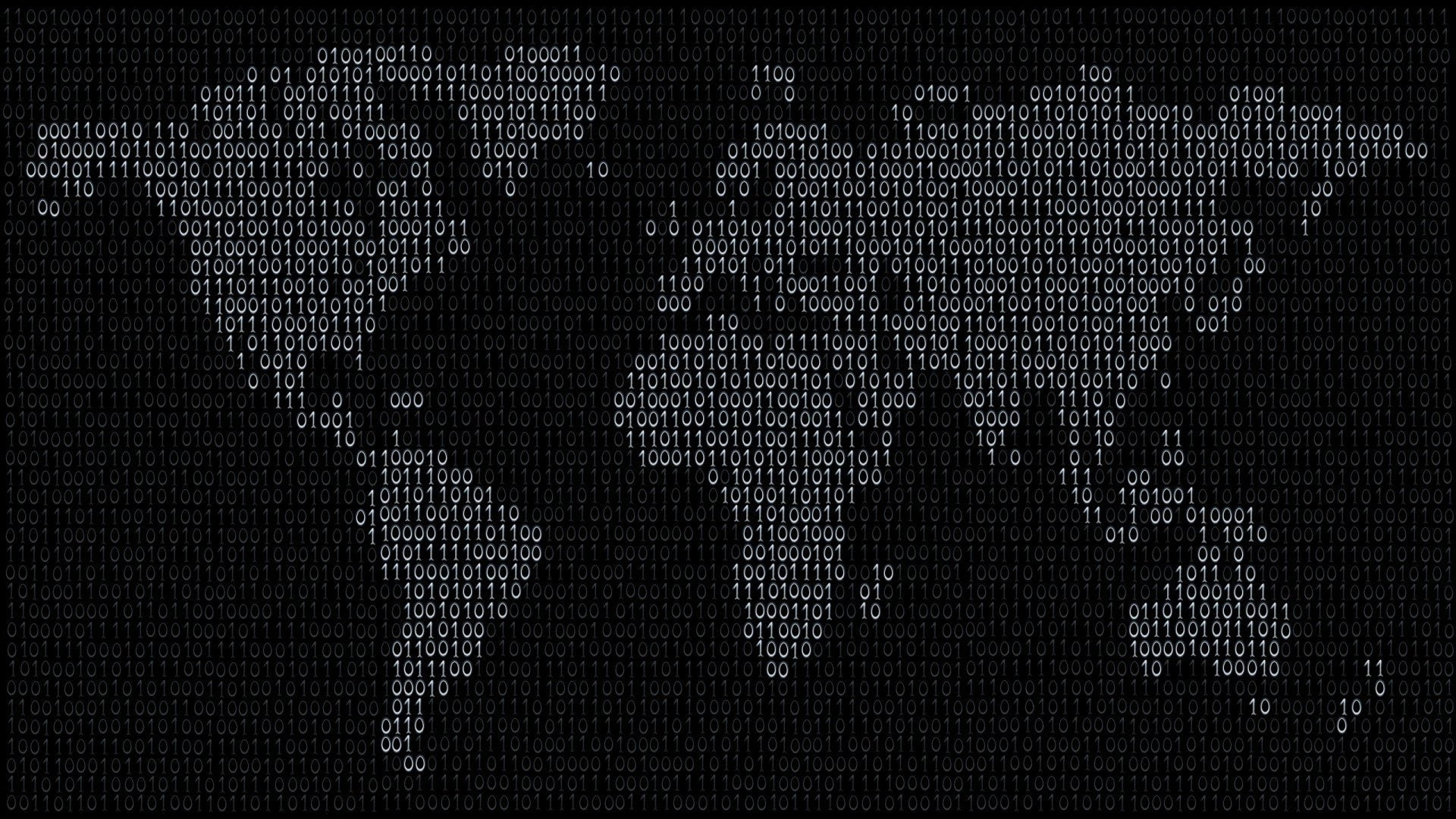 1080P, programming minimalism minified world binary, HD Wallpaper