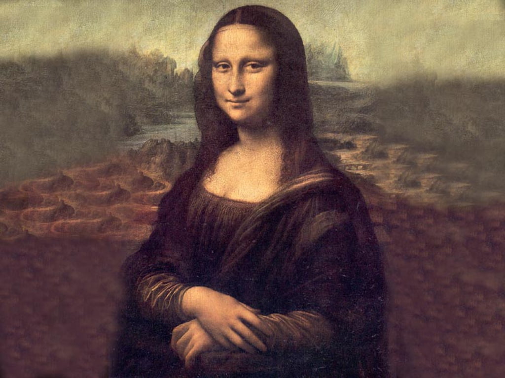 hd, lisa, Mona Lisa, mona, art, abstract, 480P, HD Wallpaper