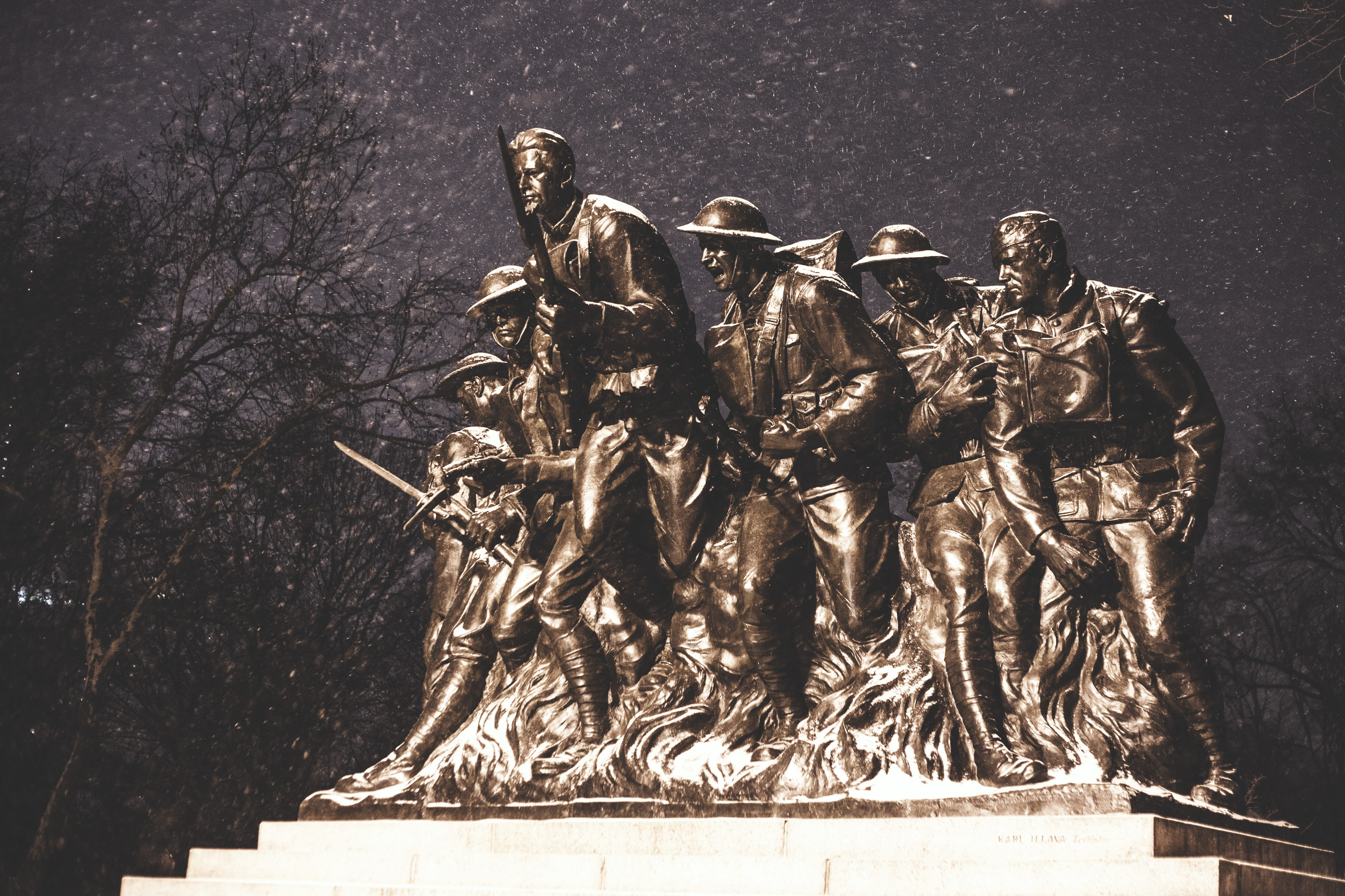 army, history, 5K, america, nature, seven, representation, art and craft, female likeness, built structure, ancient civilization, historic, outdoors, War, HD Wallpaper